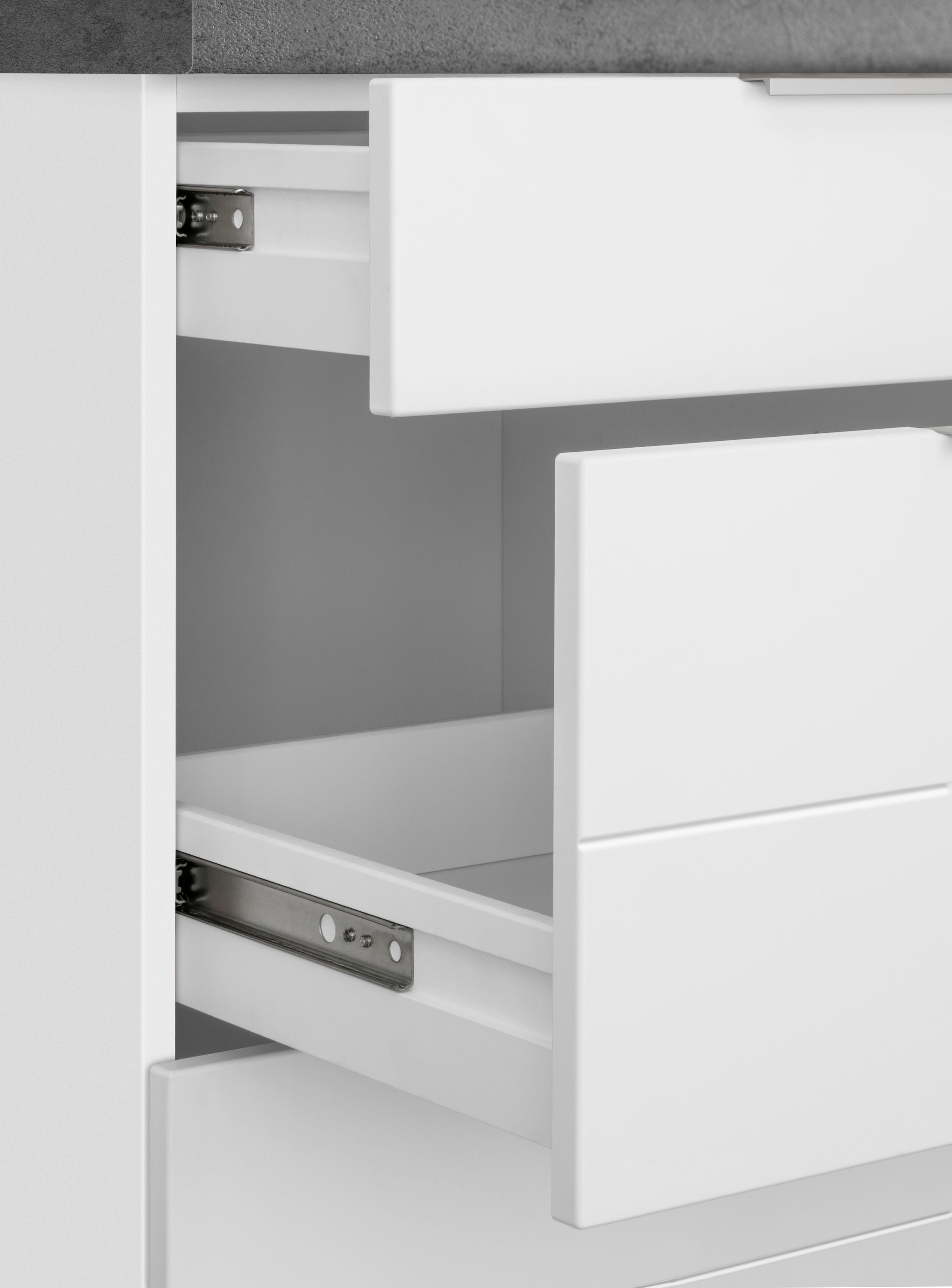 KOCHSTATION Winkelküche »KS-Luhe«, Stellbreite 240x270 cm, wahlweise mit oder ohne E-Geräten, MDF-Fronten