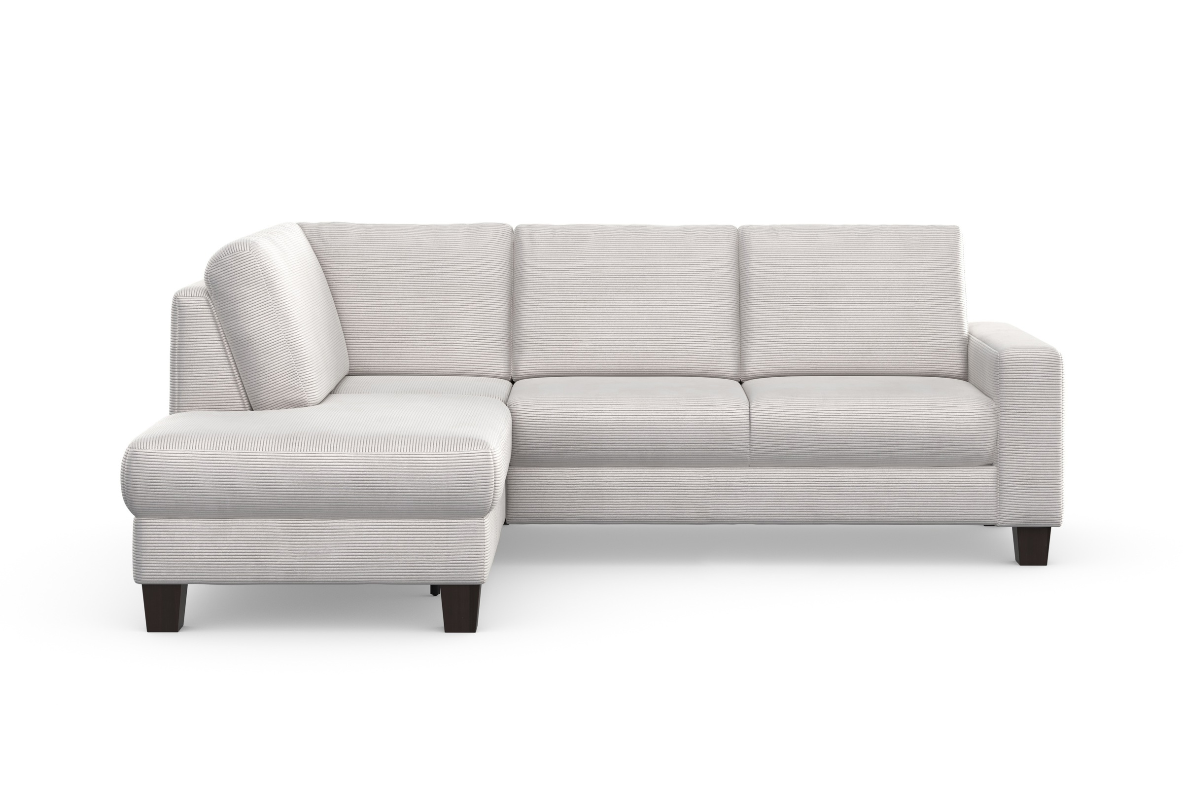 Home affaire Ecksofa »Summer L-Form«, mit Ottomane, mit oder ohne Bettfunktion und Bettkasten, Cord-Bezug