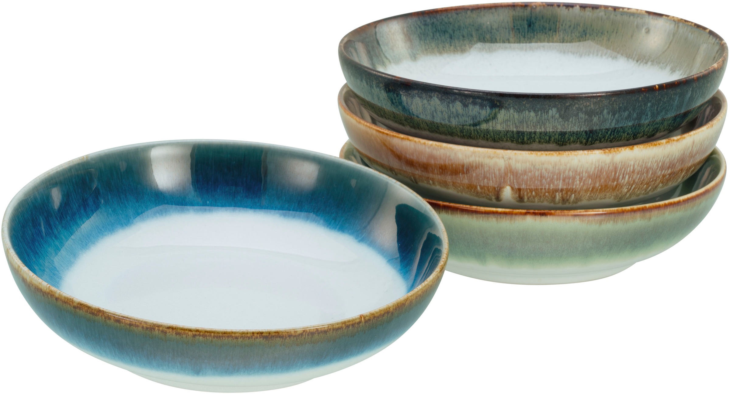 CreaTable Schale »Cascade, Poke Bowl 22,5 cm 4-tlg« 4 Stk. aus Steinzeug Re günstig online kaufen