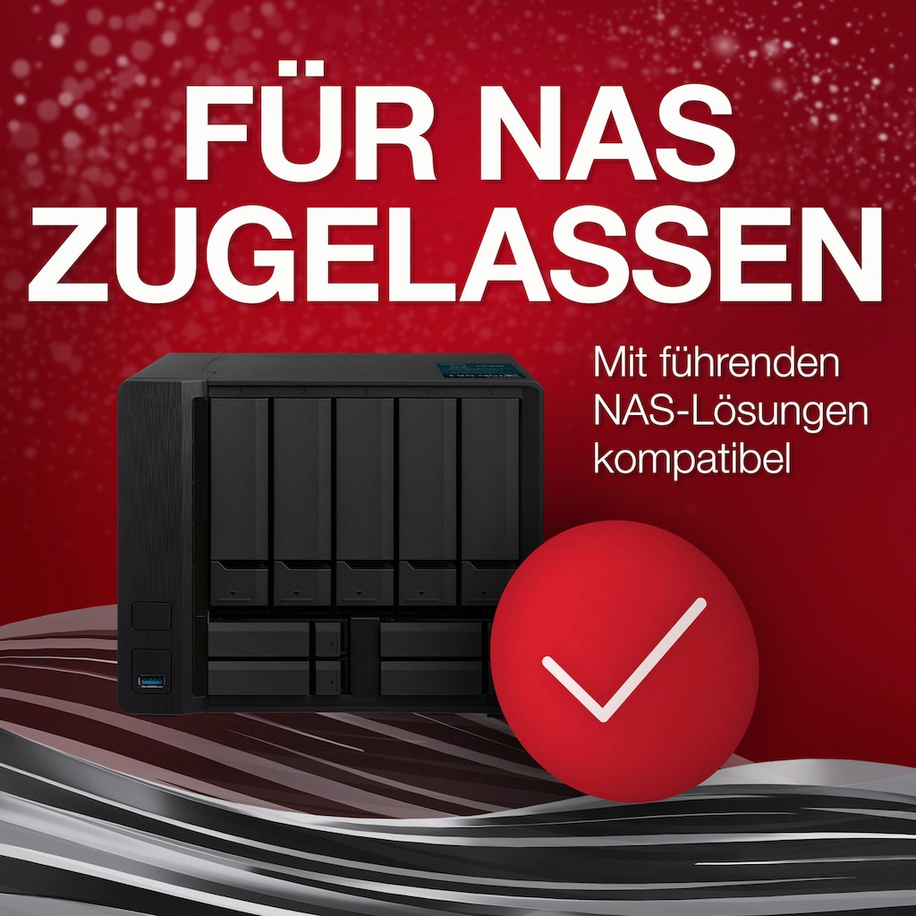 Seagate HDD-NAS-Festplatte »IronWolf«, 3,5 Zoll, Anschluss SATA