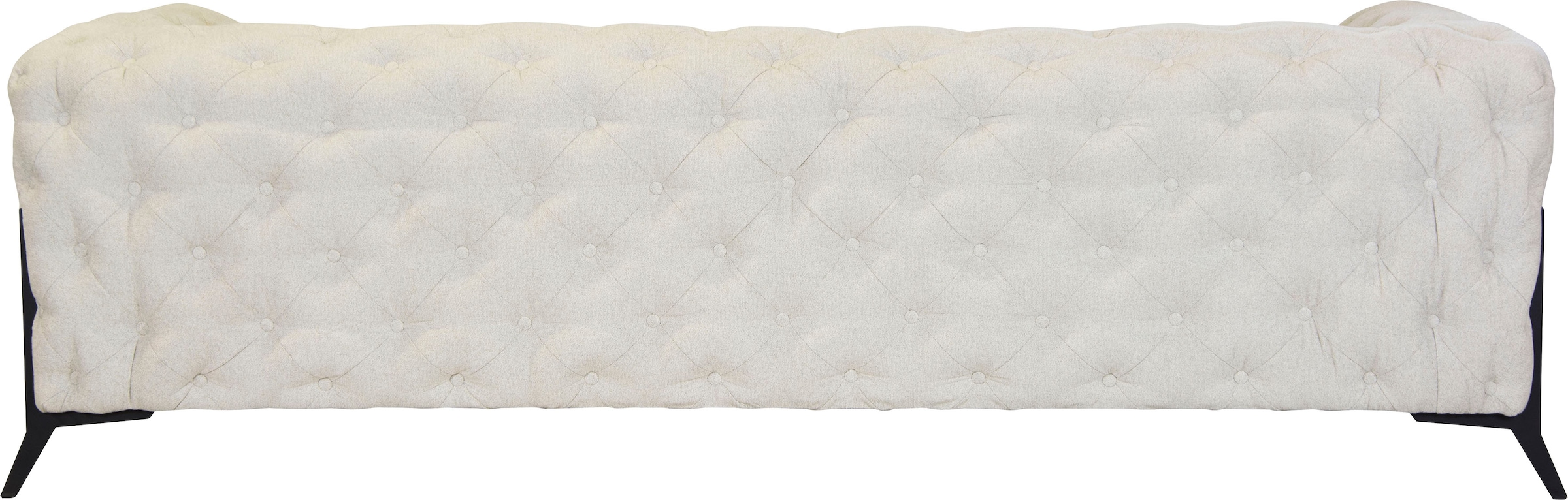 Leonique Chesterfield-Sofa »Amaury«, aufwändige Knopfheftung, moderne Chesterfield Optik, Fußfarbe wählbar