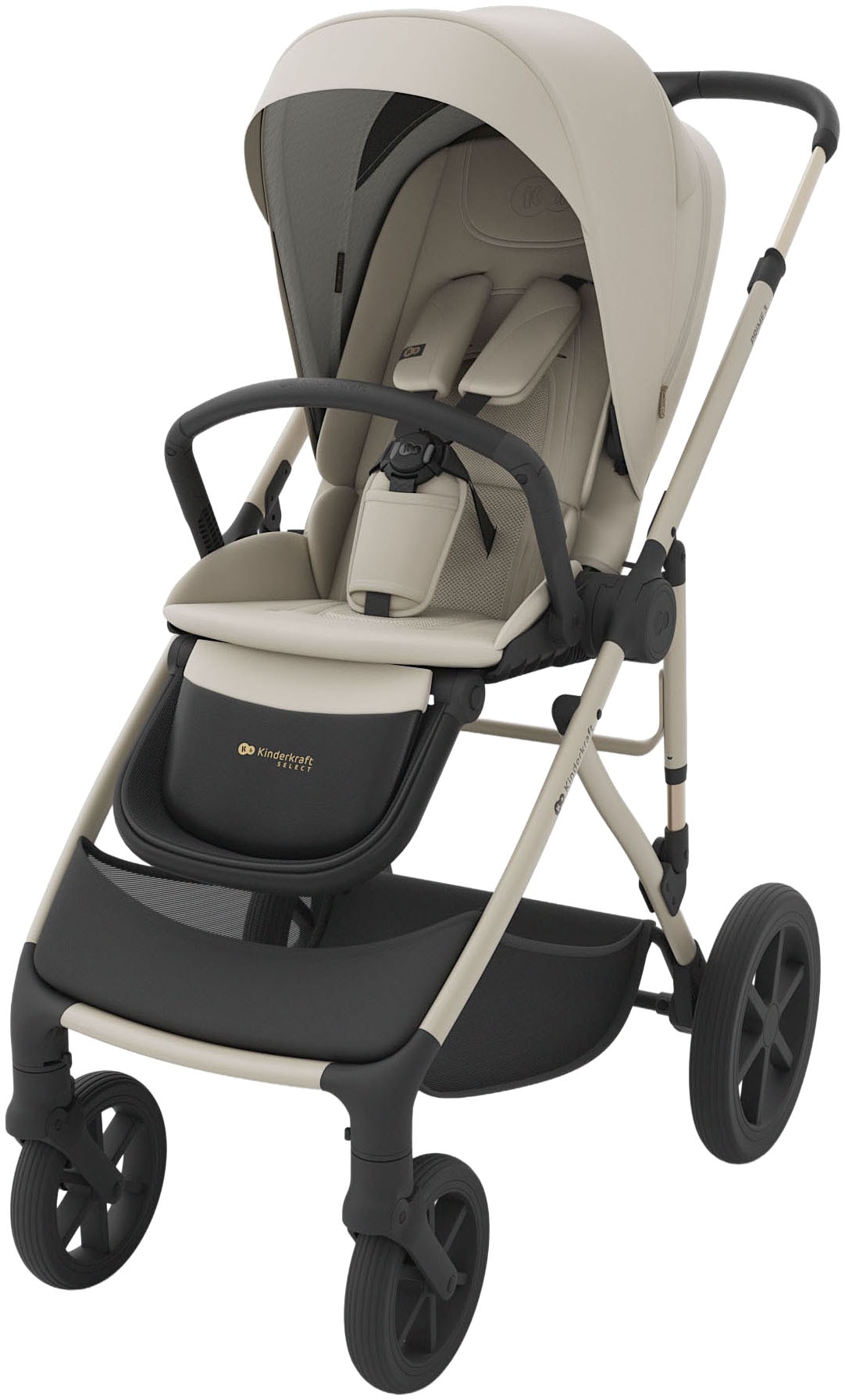 Kinderkraft Kombi-Kinderwagen »PRIME 3 3in1« 22 kg inkl. Babyschale MINK