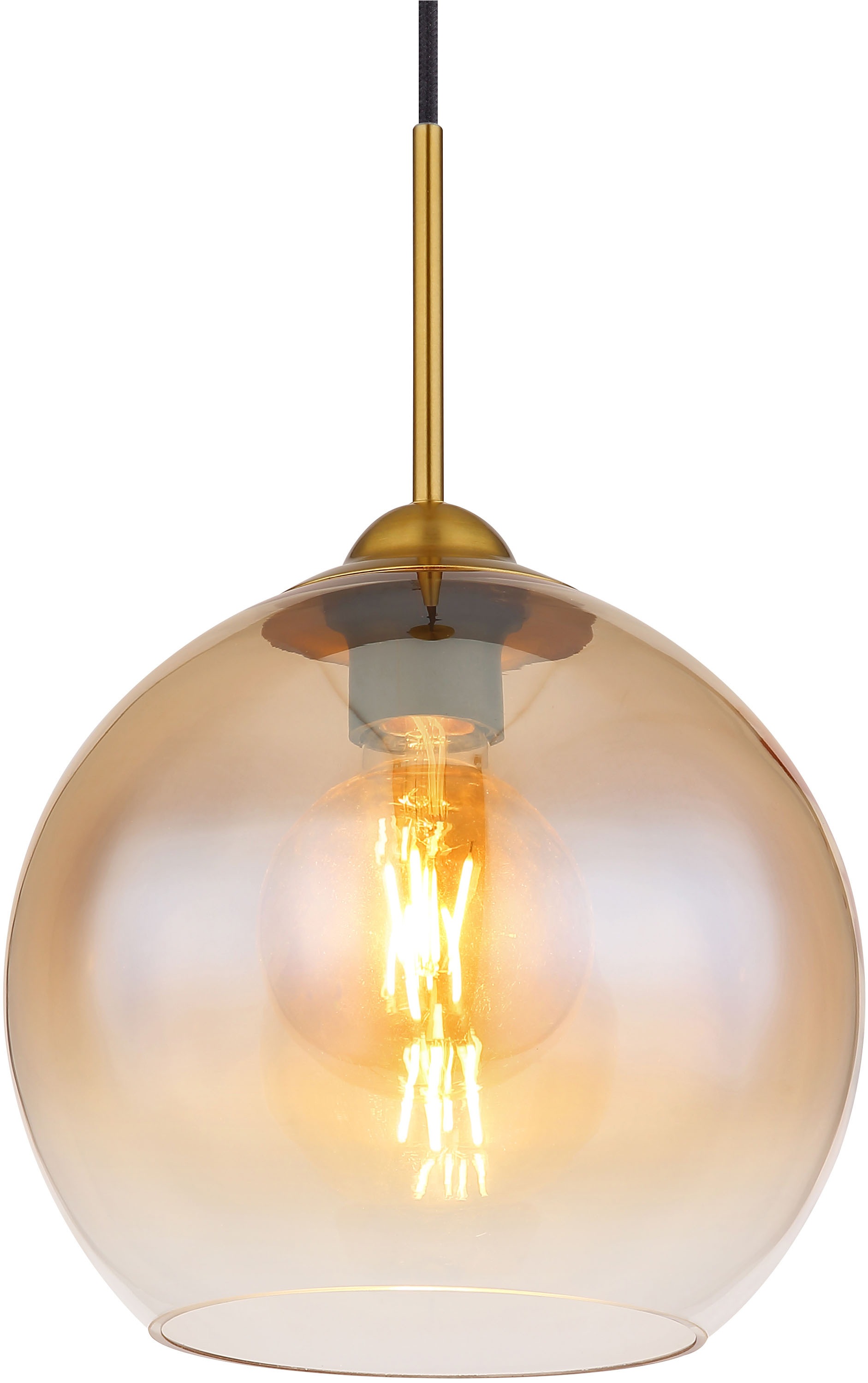 GLOBO LIGHTING Hängeleuchte »JAMESSA«, Leuchtmittel E27 | ohne Leuchtmittel, Hängelampe/Pendelleuchte/Esszimmer/Wohnzimmer/Esstisch