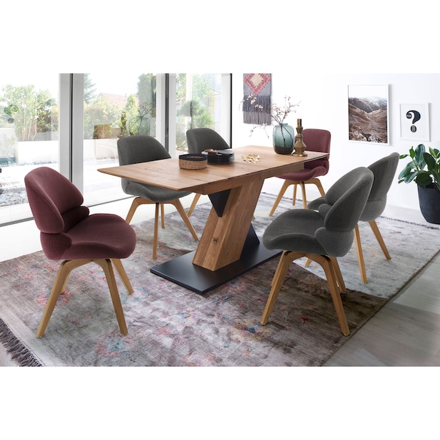 MCA furniture Esszimmerstuhl »Henderson«, (Set), 2 St., 180° drehbar mit  Nivellierung, mit Feinflor Absetzung, bis 120 kg online kaufen