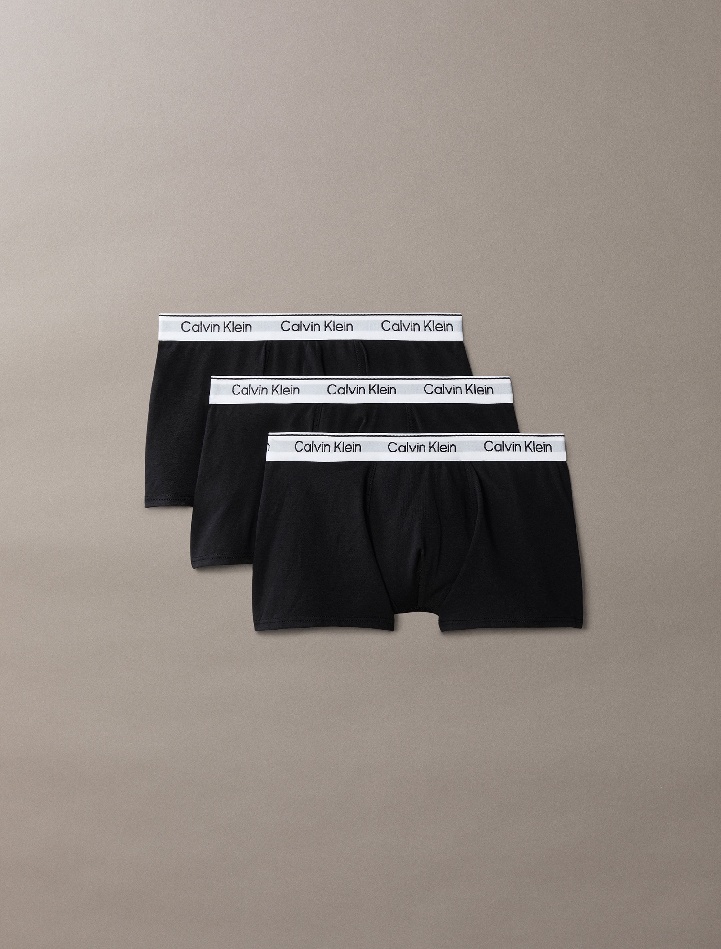 Calvin Klein Underwear Trunk »3PK TRUNK« Packung, 3er-Pack, 3 Stk. mit Logobund