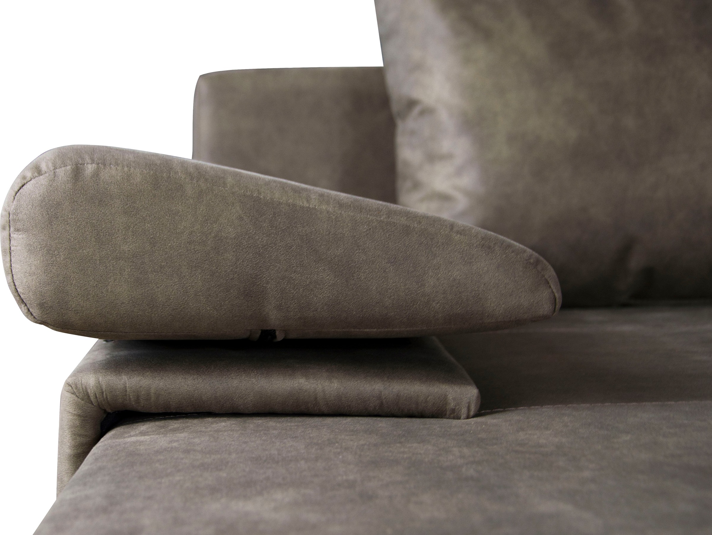 Home affaire Wohnlandschaft »Acra U-Form«, mit Bettfunktion und Bettkasten, in Mattenoptik