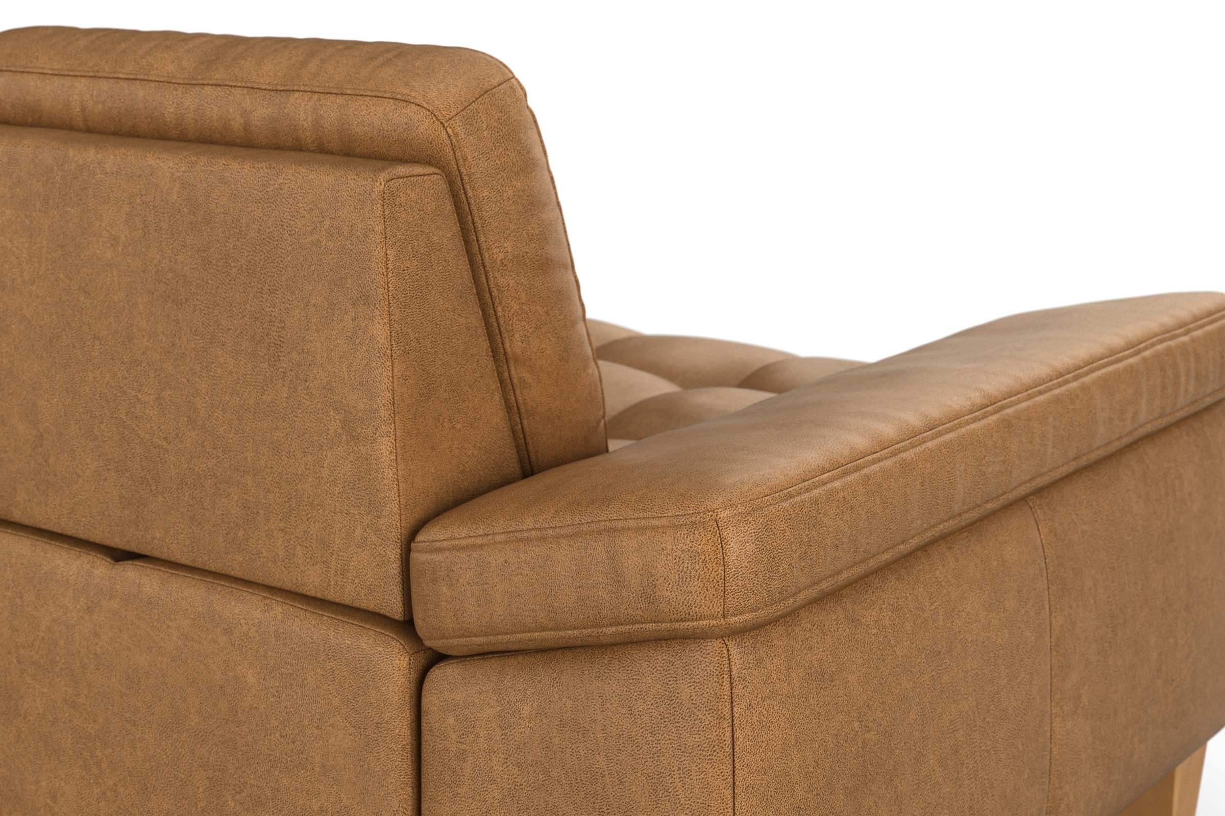 sit&more Ecksofa »Westham L-Form«, mit Recamiere, mit oder ohne Bettfunktion, Bettkasten, Füße Eiche