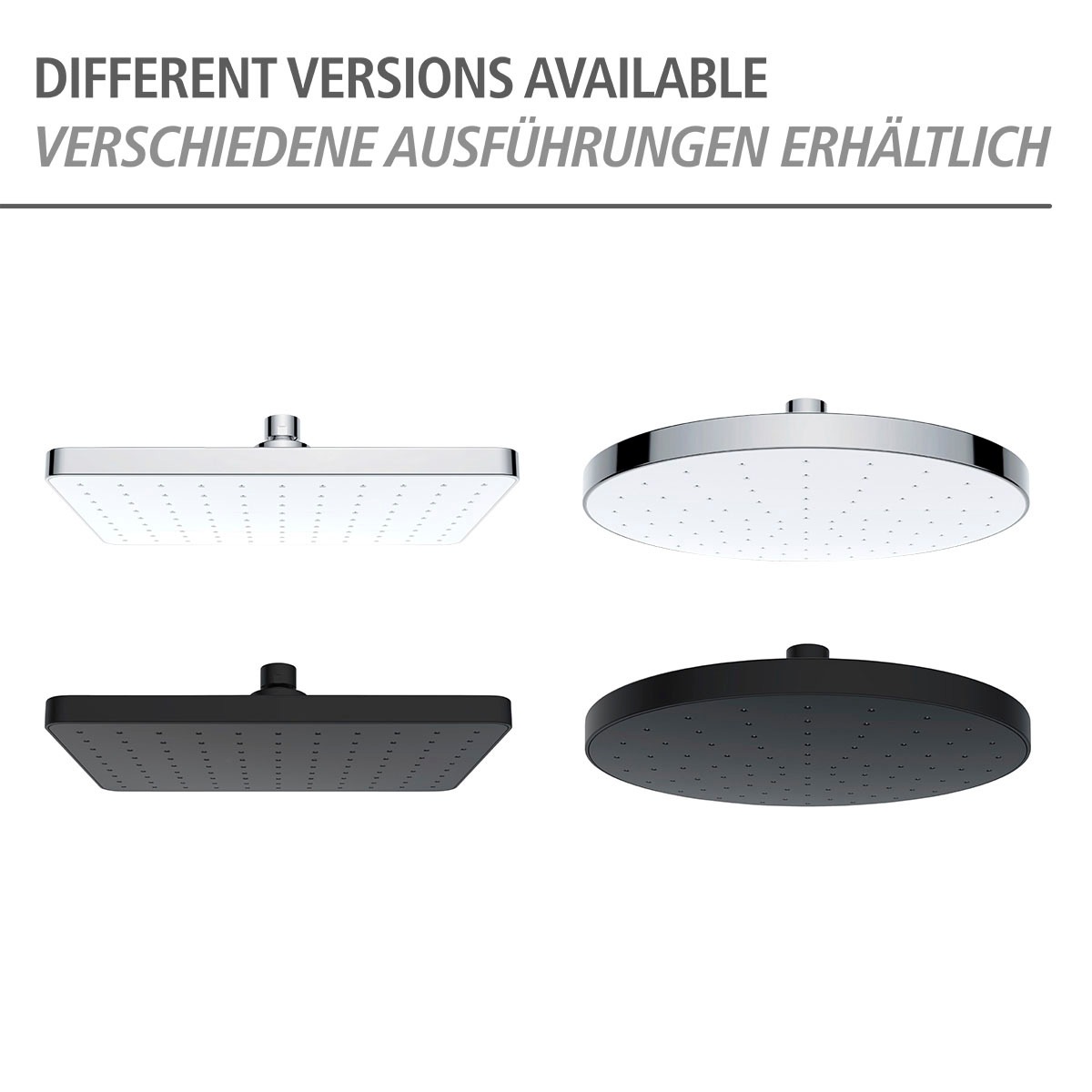 WENKO Regenduschkopf »Automatic Cleaning« Regenduschkopf Automatic Cleaning, Ø 22,5 cm