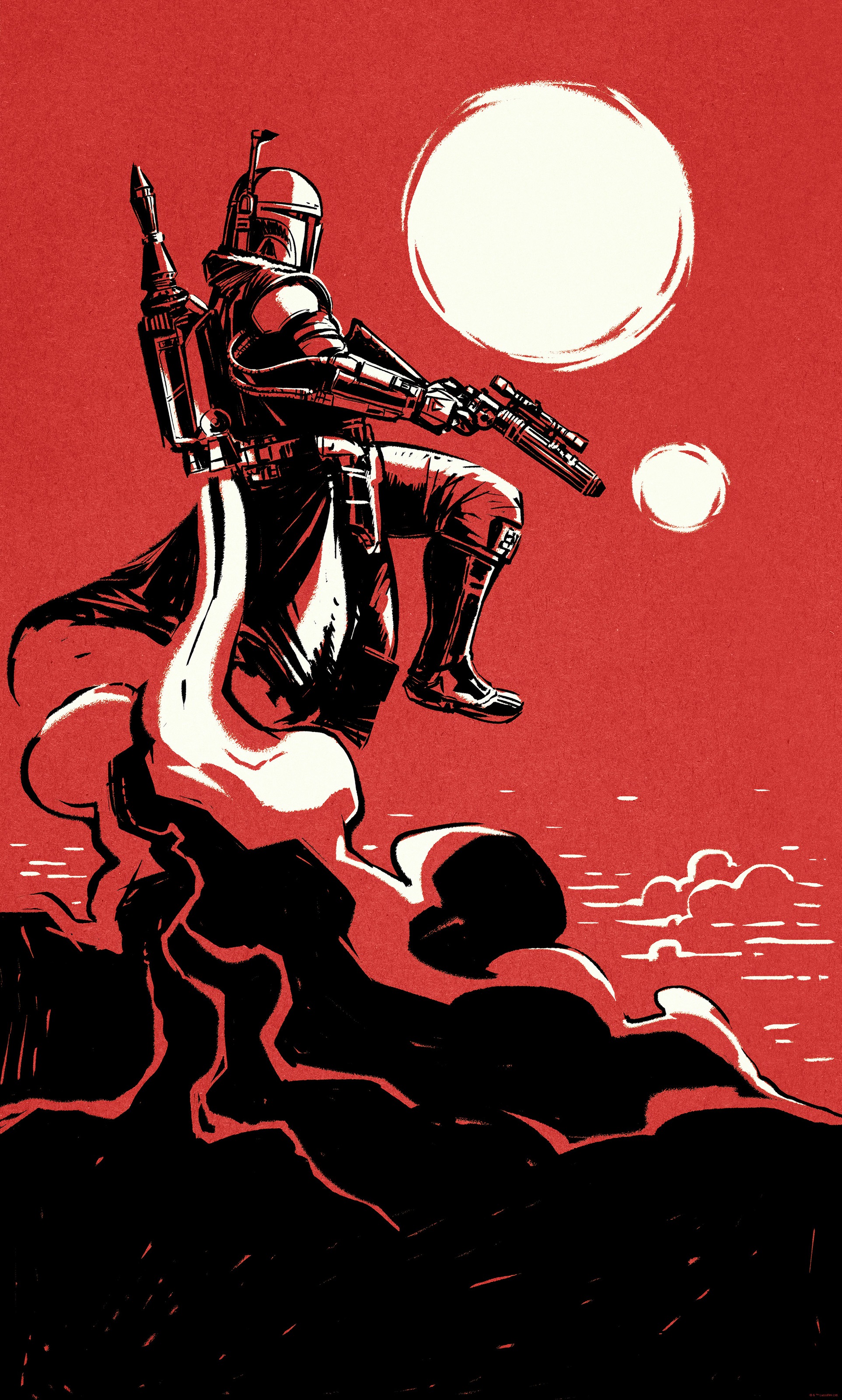 Komar Kindertapete »Star Wars Boba Fett The Bounty Hunter«, bedruckt günstig online kaufen