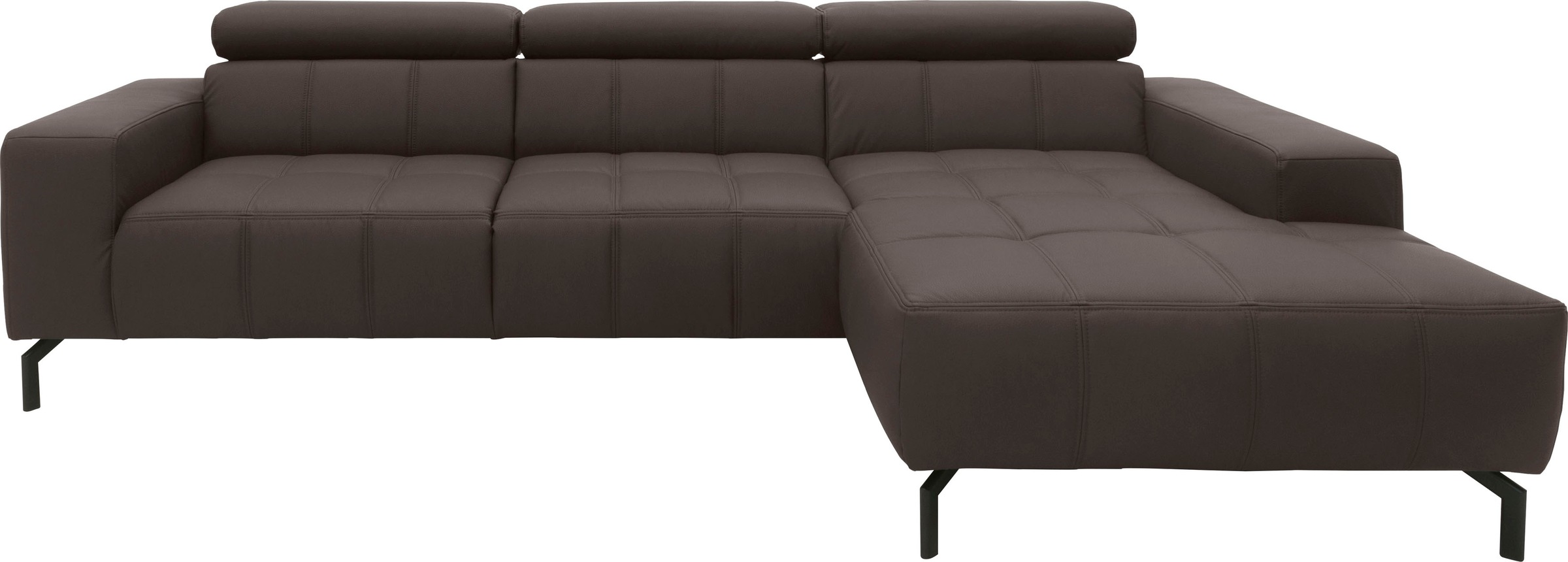 DOMO collection Ecksofa »Cunelli tolle Sitznähte als Designelement, fester günstig online kaufen