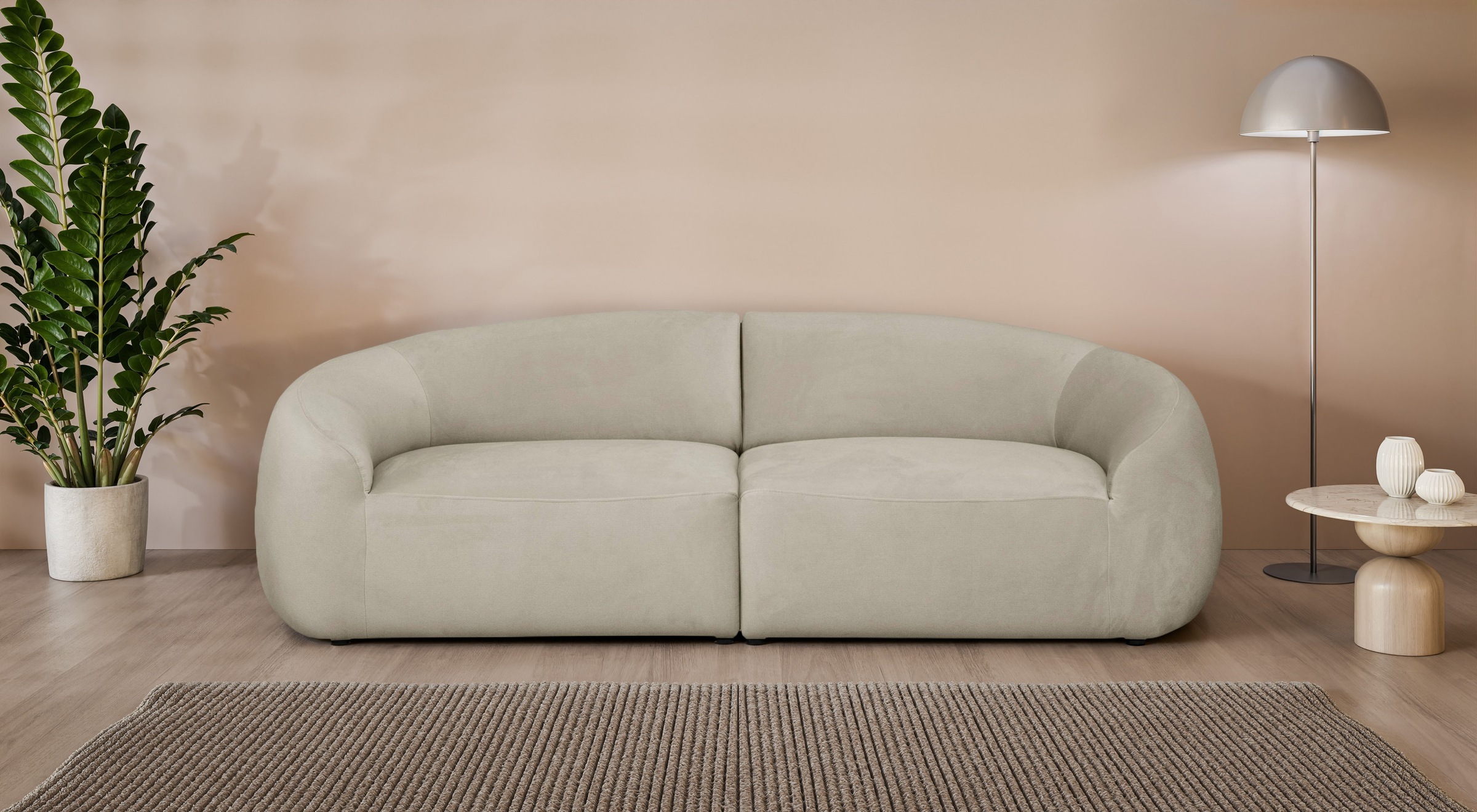 LeGer Home by Lena Gercke Big-Sofa »YANI, Designersofa, organische Form, Ma günstig online kaufen