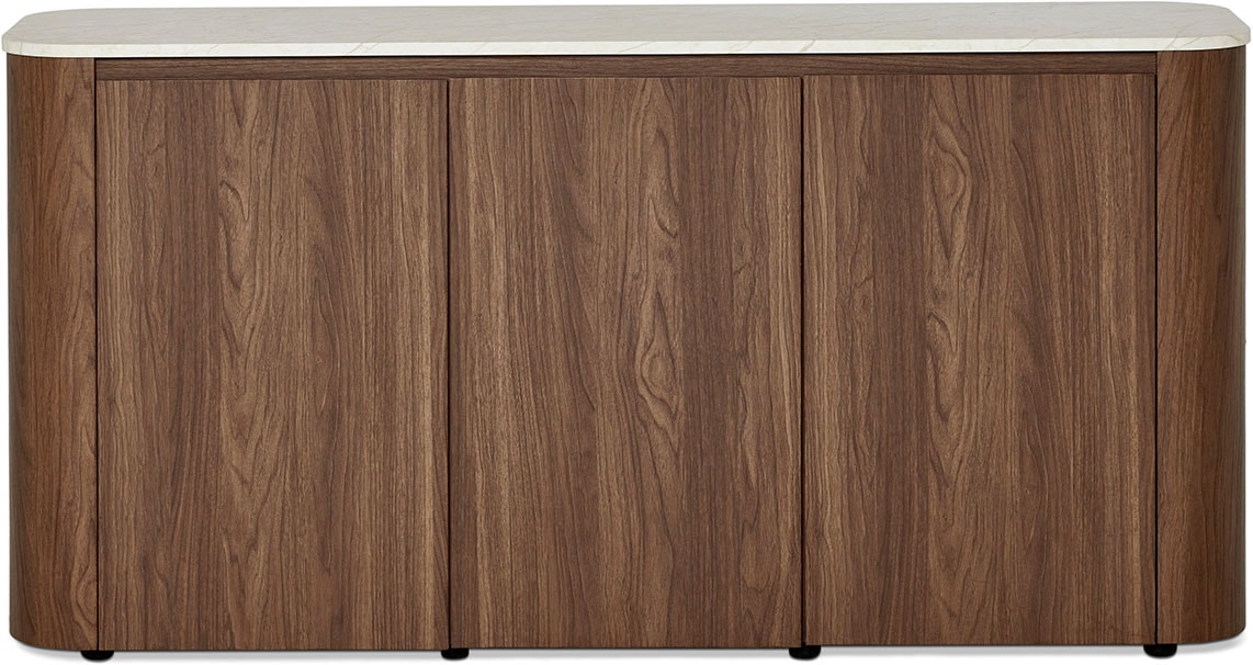 Jahnke Sideboard »TRESOR SB 150« Sideboard, Marmor Look, grifflose Optik, 3 Türen, Breite:150 cm