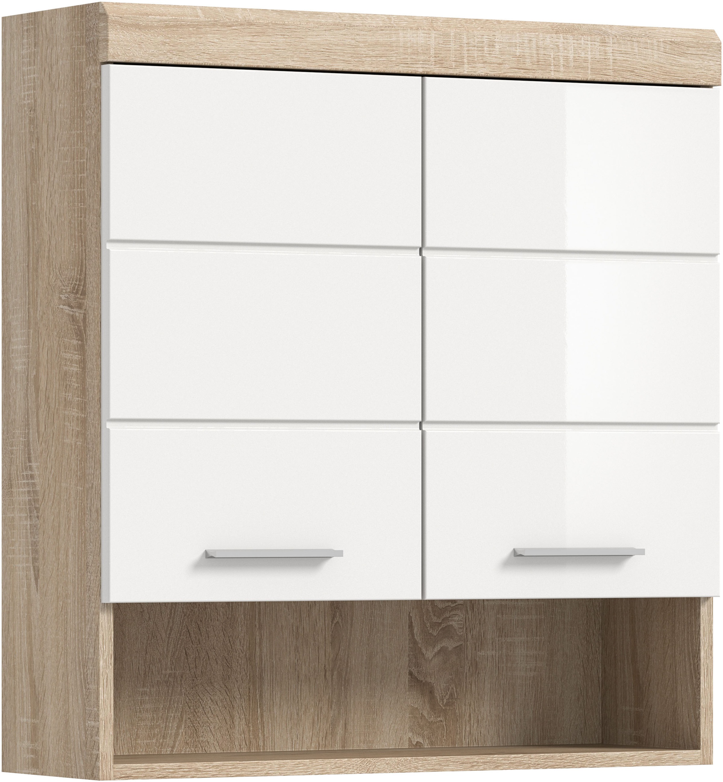 INOSIGN Hängeschrank »Siena, Breite 74cm, 2 Türen, 1 offenes Fächer, MDF-Fr günstig online kaufen