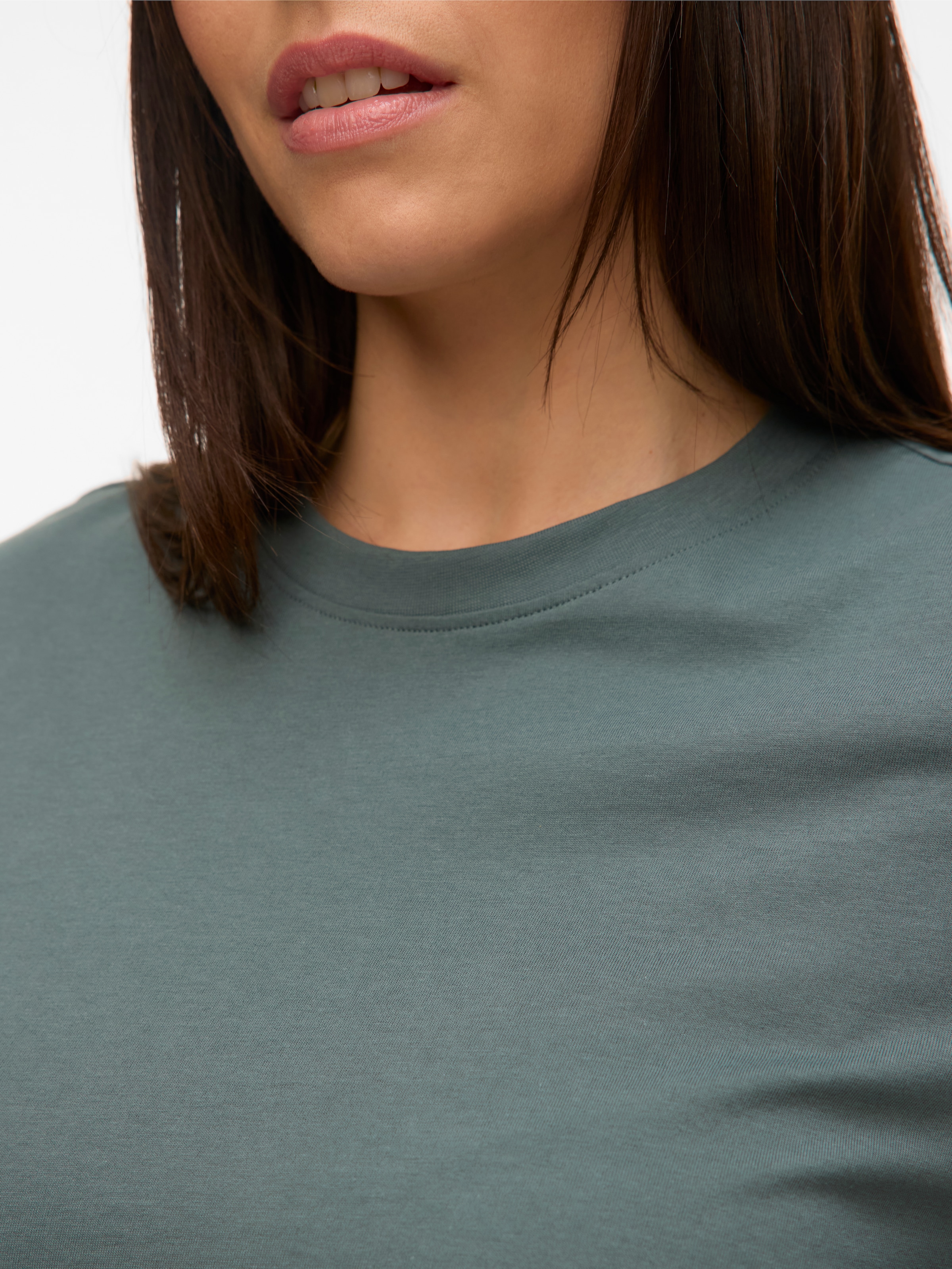 Vero Moda Curve Kurzarmshirt »VMPAULINA SS T-SHIRT GA JRS NOOS CUR« Baumwolle, regular fit