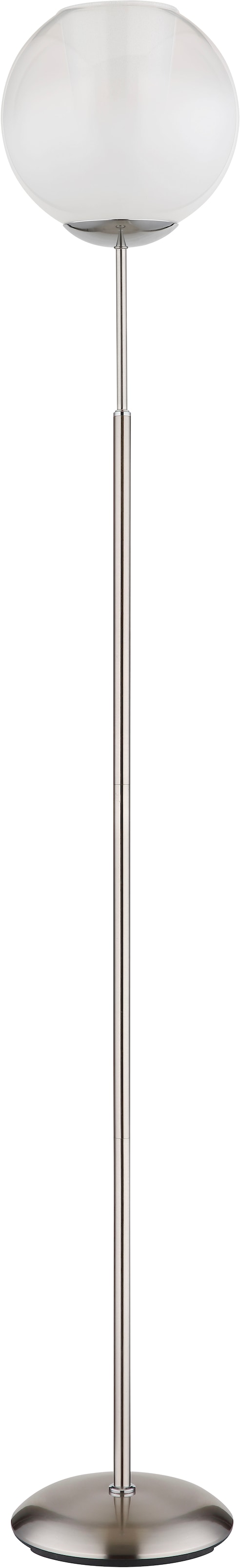 GLOBO LIGHTING Stehlampe »BARRY« E27 1 Stk. Stehlampe Glaskugel opal klar verlaufend Glaskristallleuchte