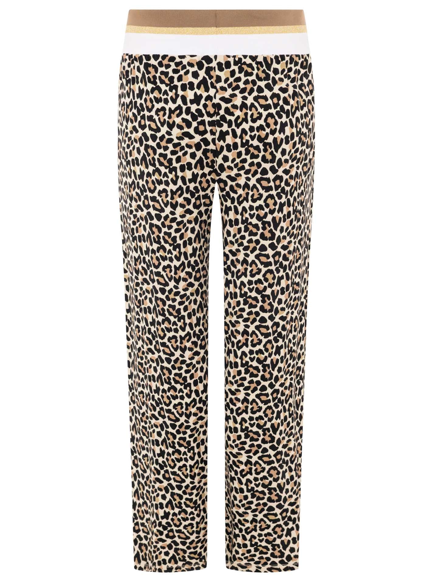 Zwillingsherz Stoffhose »"Leo"«  Elastischer Bund, Leomuster, fließender Stoff, leichtes Material