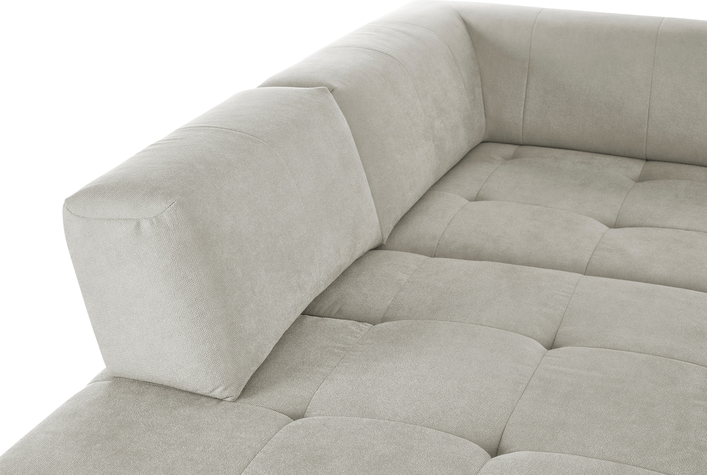 3C Candy Ecksofa »Yoshy Komfortsofa, bequem und modern, hochwertige Verarbeitungsdetails« Zwei verschiedene Sitztiefen durch verstellbare Rückenlehne, L-Form