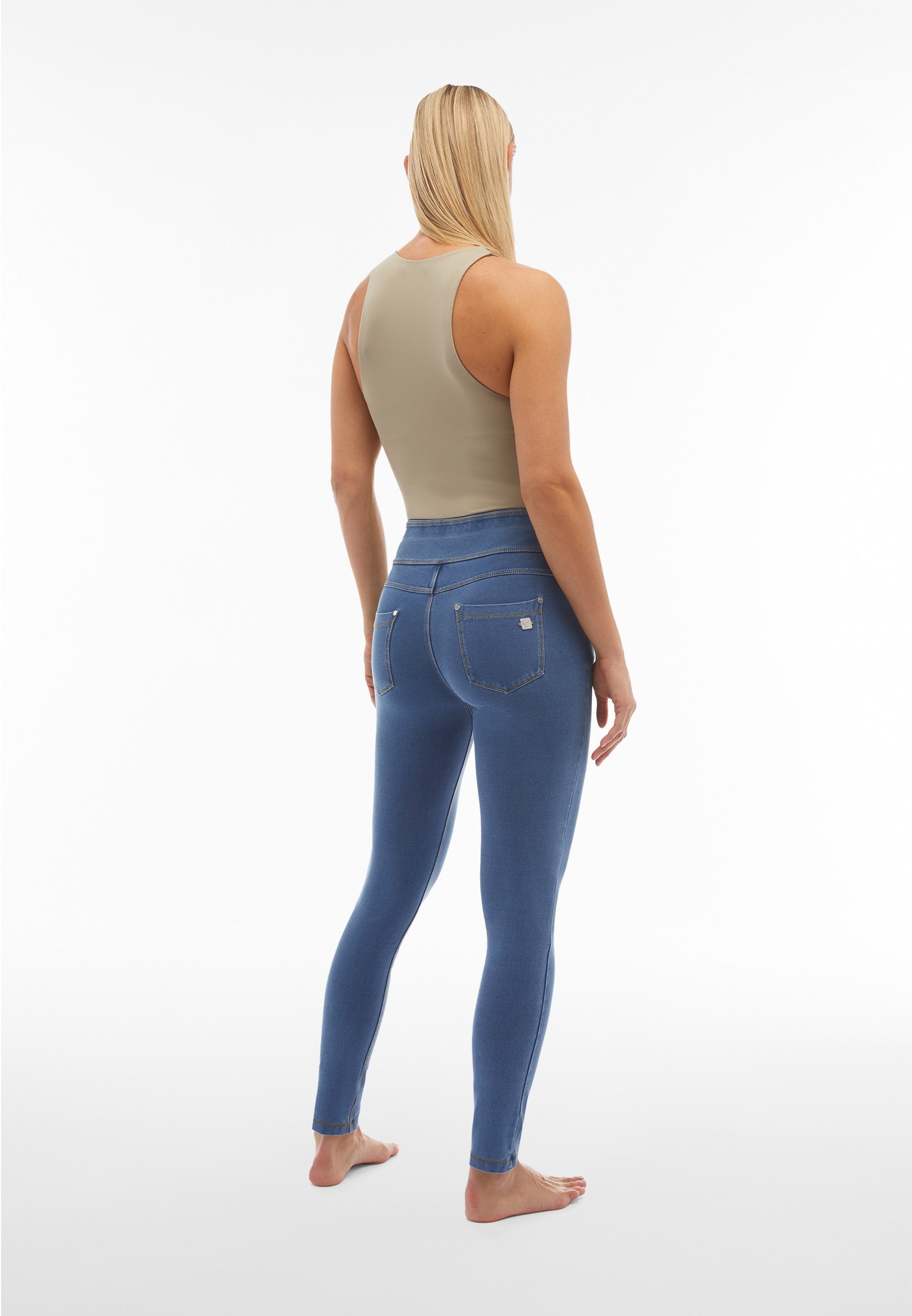 Freddy Shapingleggings »NOW SKINNY  YOGA«  mit Lifting & Shaping Effekt und Umschlagbund