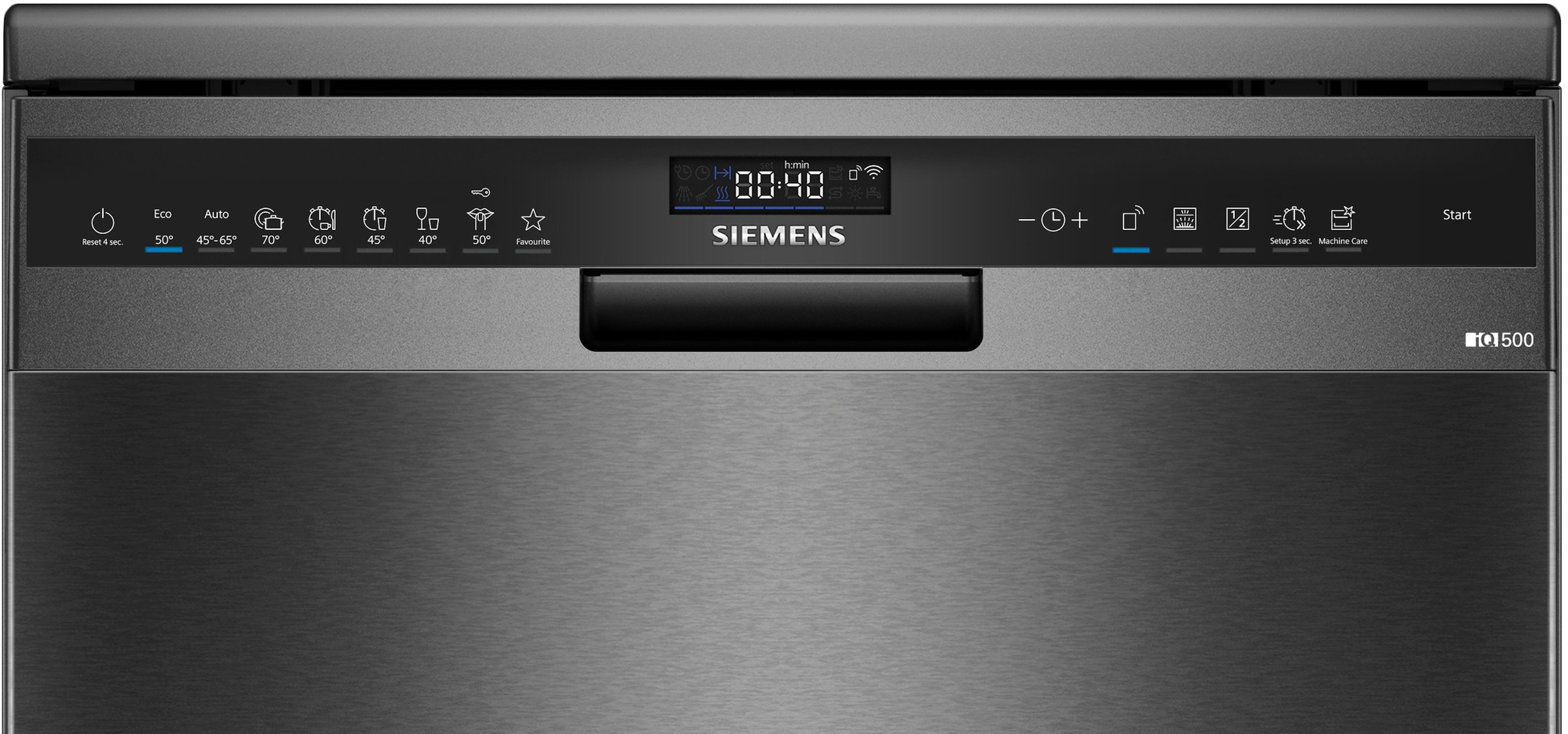 SIEMENS Standgeschirrspüler iQ500 »SN25EC13CE« 14 tlg. Maßgedecke Schnelles Spülen mit varioSpeedPlus und automatische Türöffnung
