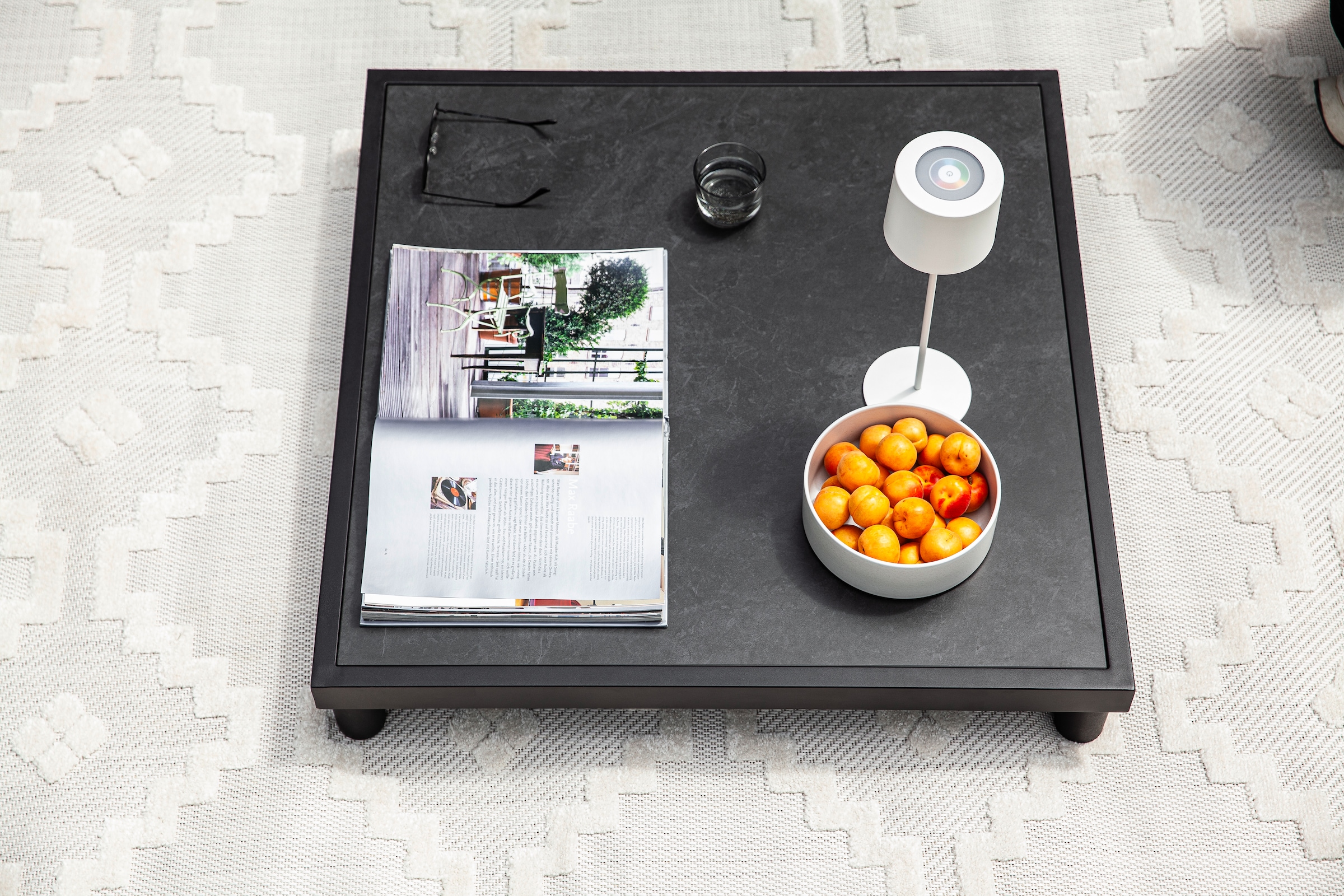 SCHÖNER WOHNEN-Kollektion Teppich »Summer 6352« rechteckig 6 mm Höhe In- und Outdoor geeignet, Hoch Tief Struktur, Robuster Teppich