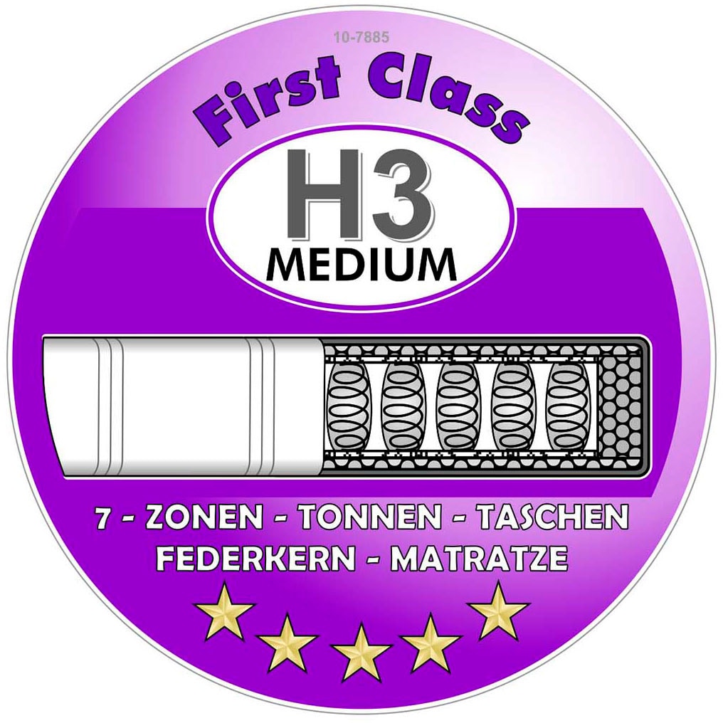 Jockenhöfer Gruppe Boxspringbett »Tilda, wahlweise mit oder ohne Bettkasten« inkl. 7-Zonen-TTFK-Matratze, Kaltschaumtopper, 180x200cm