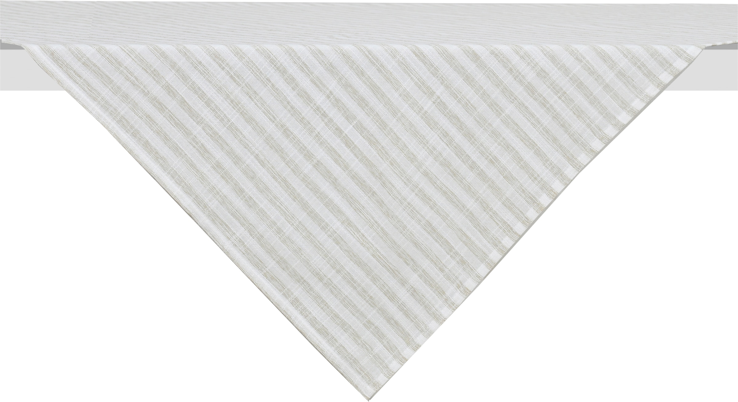 OTTO home Tischdecke »Marric« halbtransparente Tischdecke, Leinenoptik mit Streifen