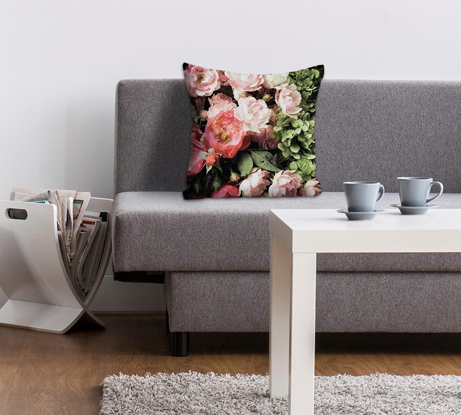 queence Dekokissen »Blüten«, Kissenhülle ohne Füllung, 1 Stück günstig online kaufen