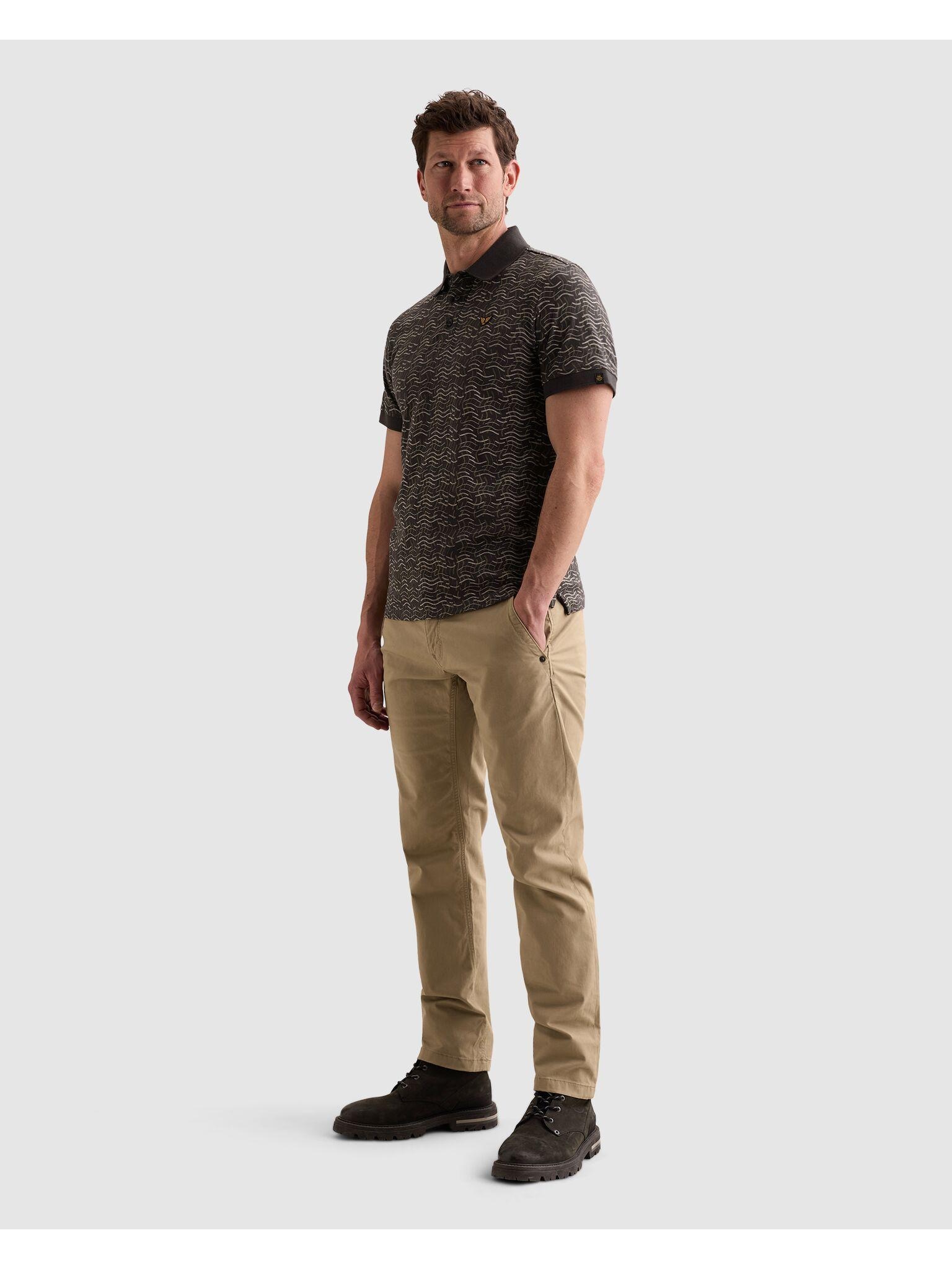 PME LEGEND Poloshirt Kleine Seitenschlitze am Saum