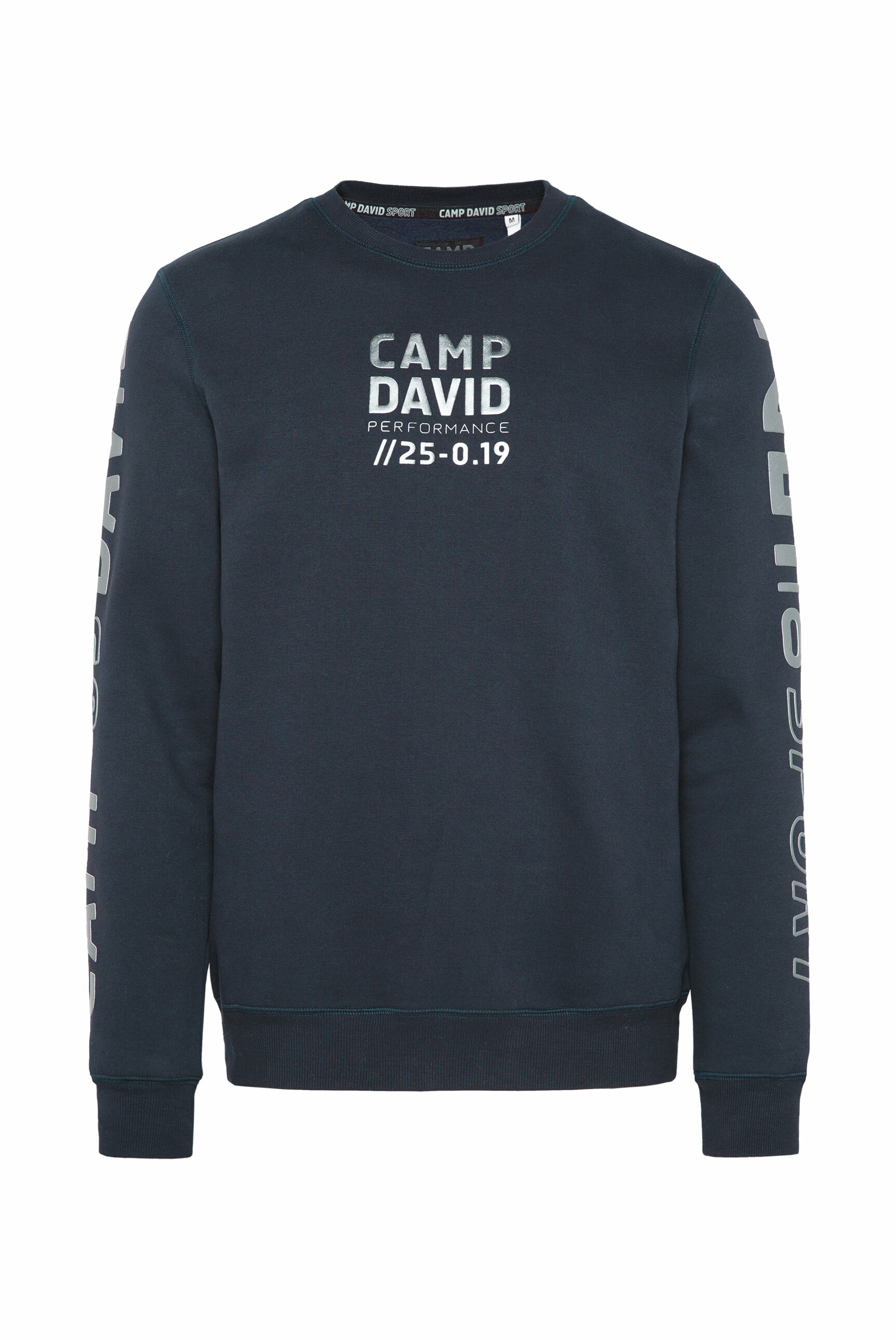 CAMP DAVID Sweater, mit Metallic-Print