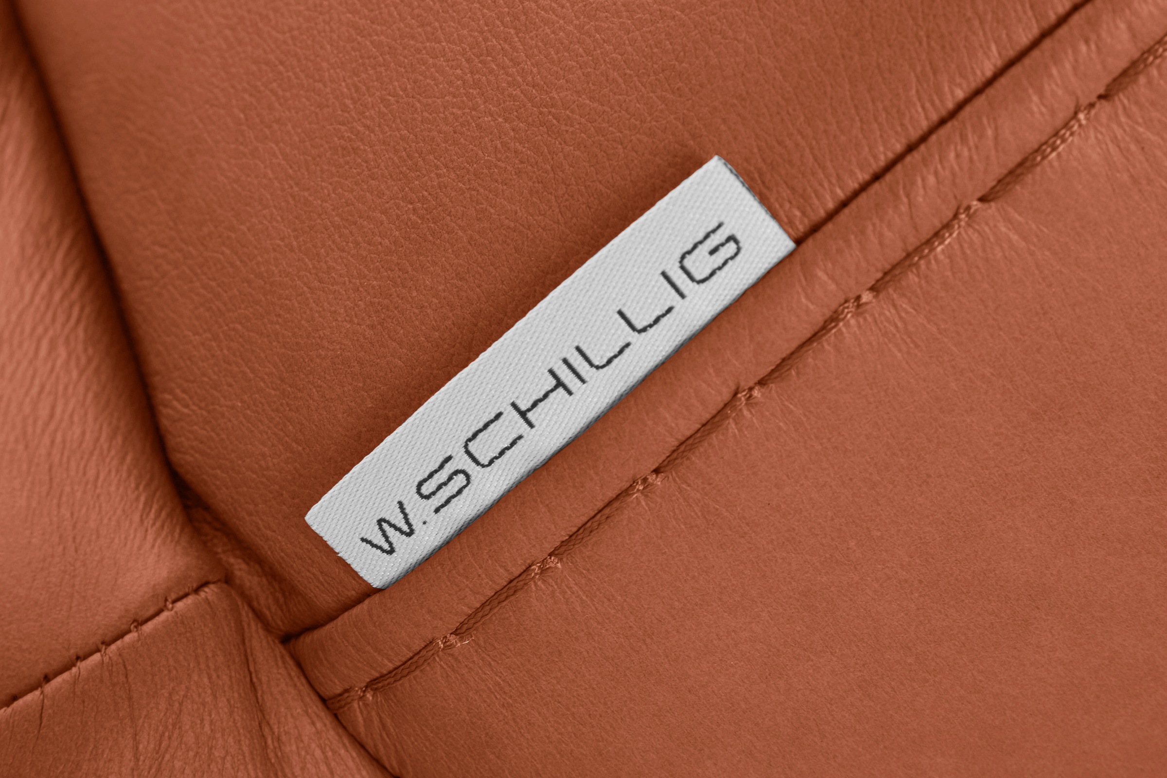 W.SCHILLIG 2-Sitzer »montanaa«, mit Metallfüßen in Chrom glänzend, Breite 192 cm