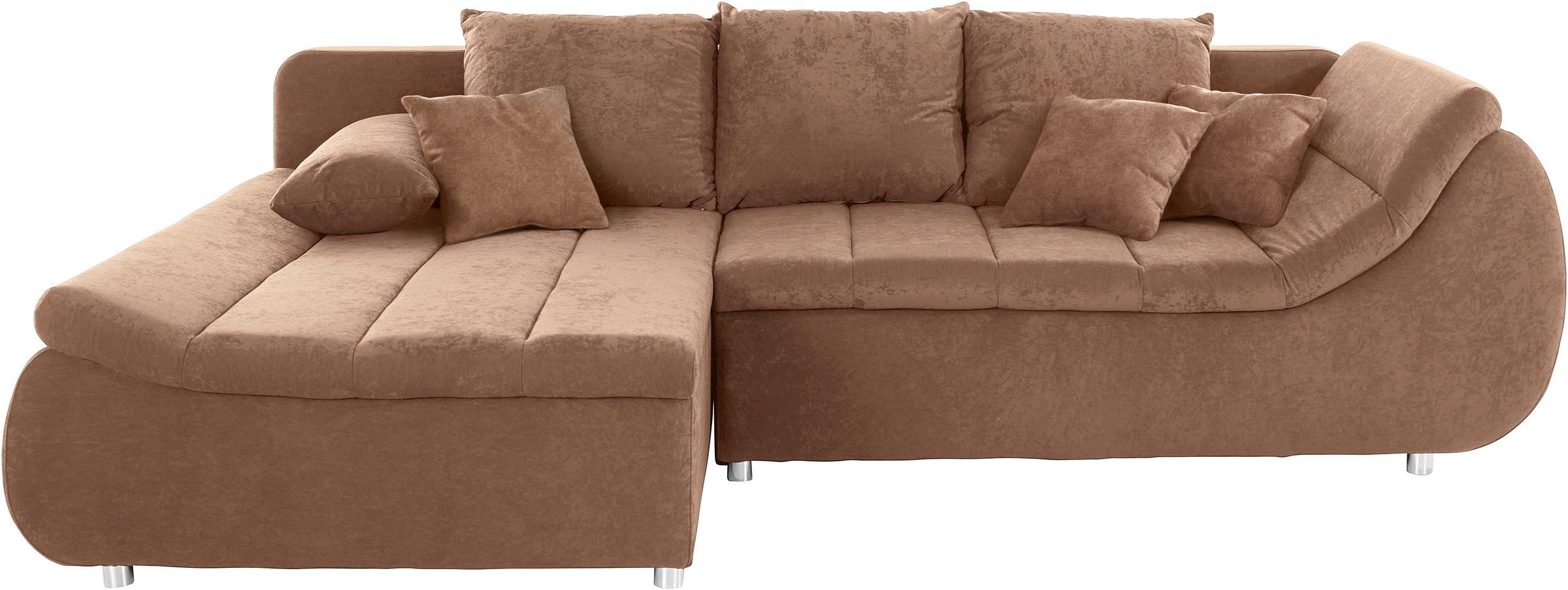 INOSIGN Ecksofa »Imola, elegant und modern, aktuelle Steppung im Sitz, bequ günstig online kaufen