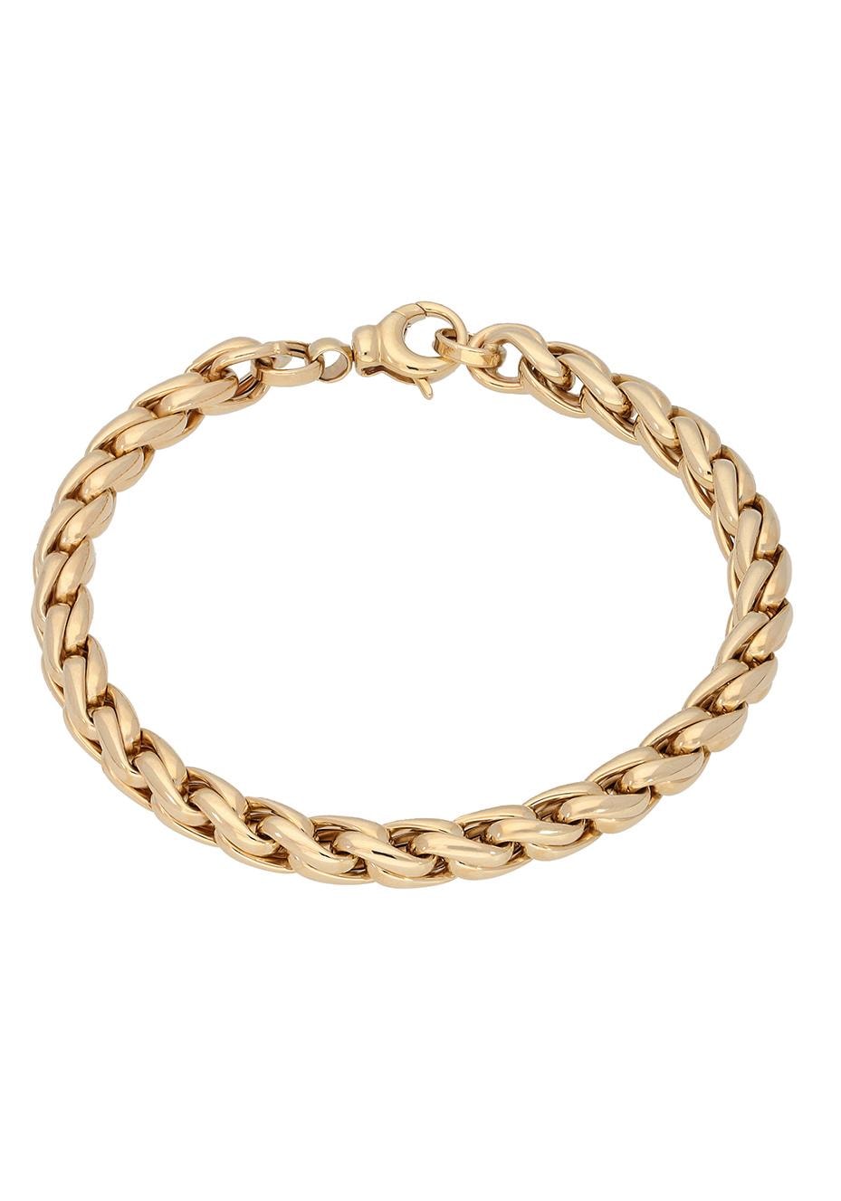 Bild von Firetti Goldarmband »Schmuck Geschenk Gold 375 Armschmuck Armkette Goldarmband Panzerkette«