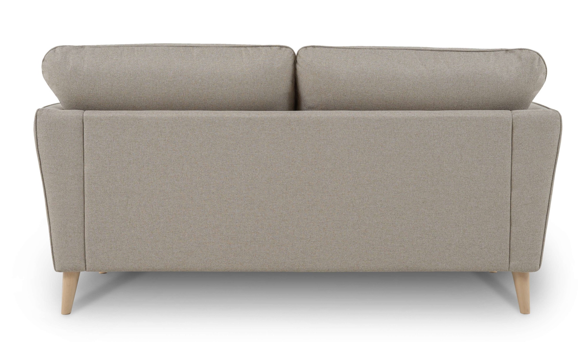Home affaire 2-Sitzer »MARSEILLE Kompaktsofa 170 cm, Cord, Flachgewebe, Struktur, Webstoff«, Massivholzbeine Eiche, Landhausstil, Wellenunterfederung