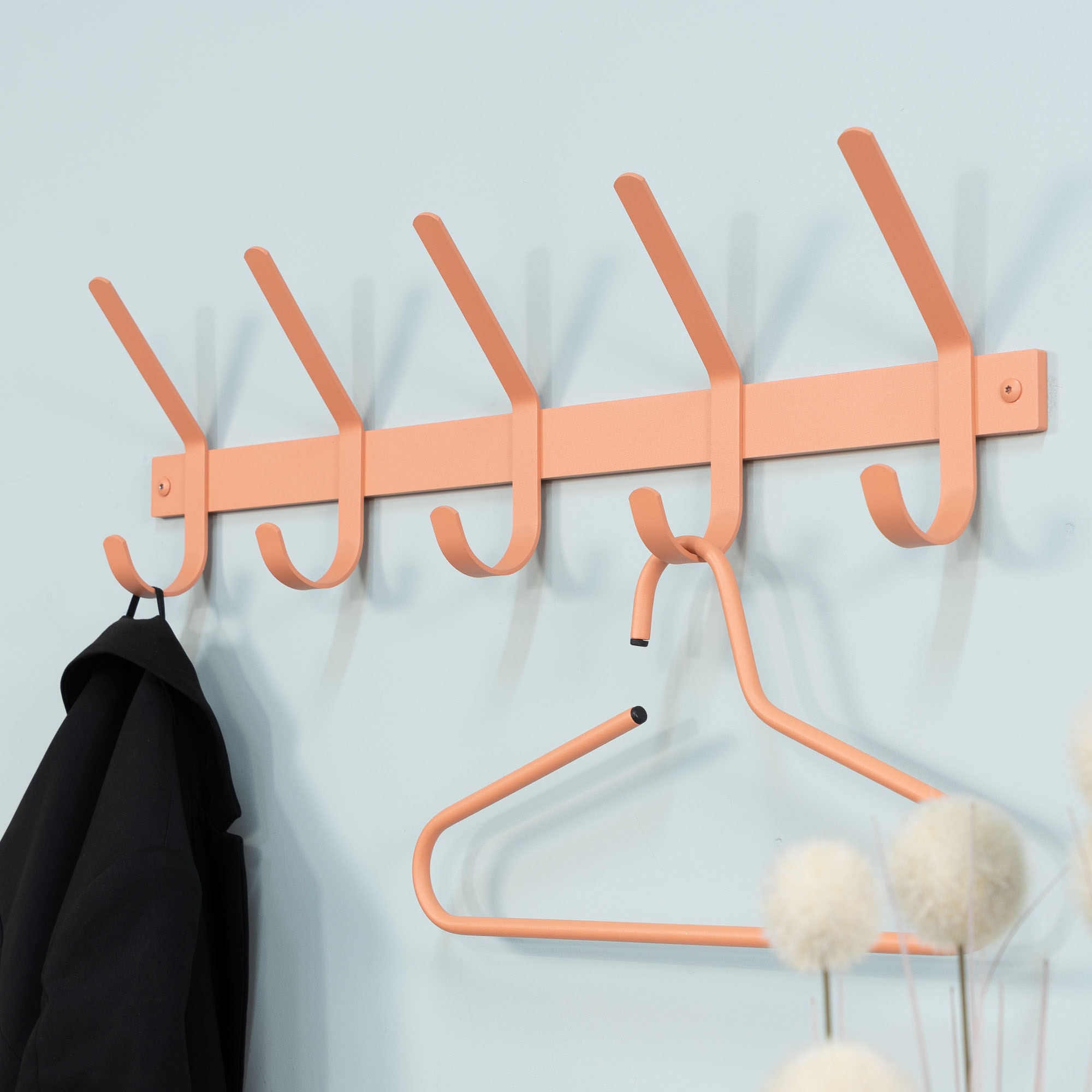 Spinder Design Garderobenhaken Metall, Breite 70 cm