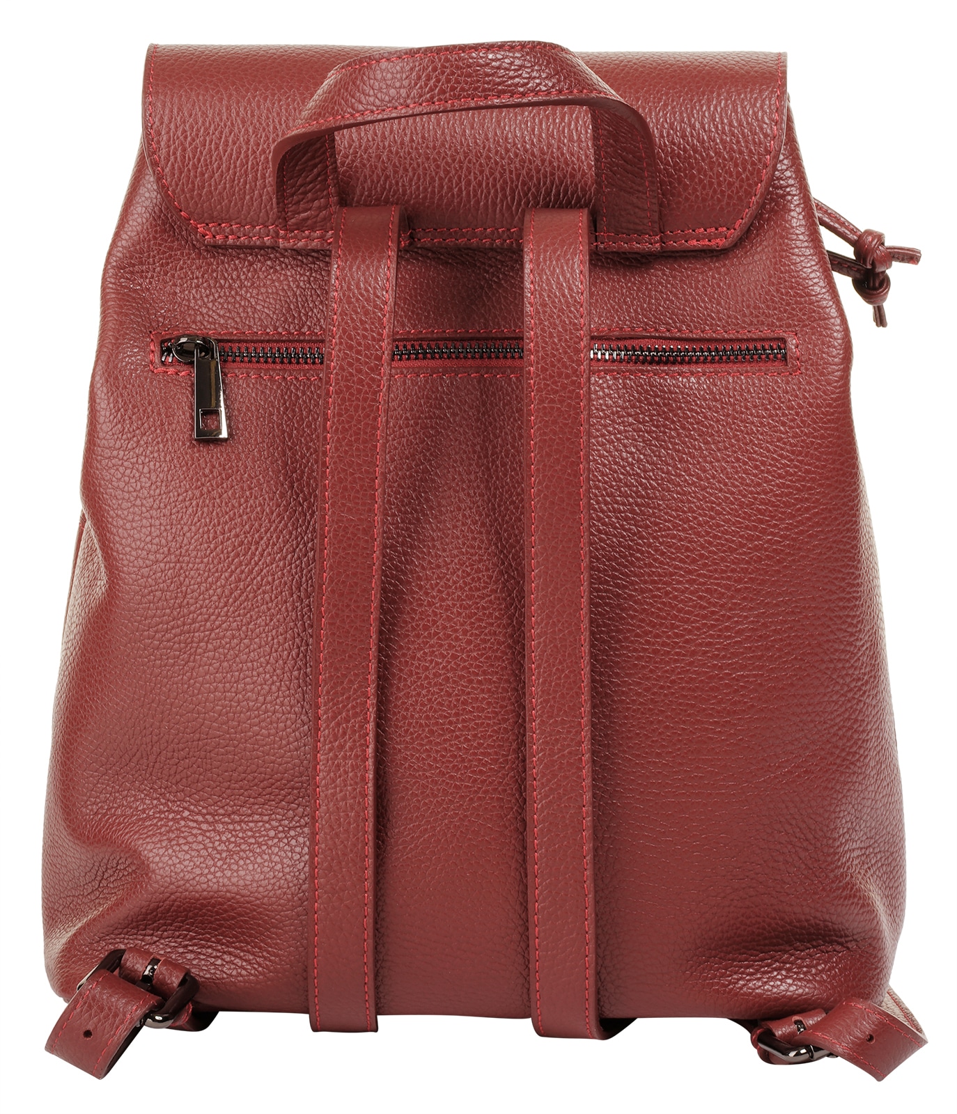 Cluty Cityrucksack, echt Leder, Made in Italy