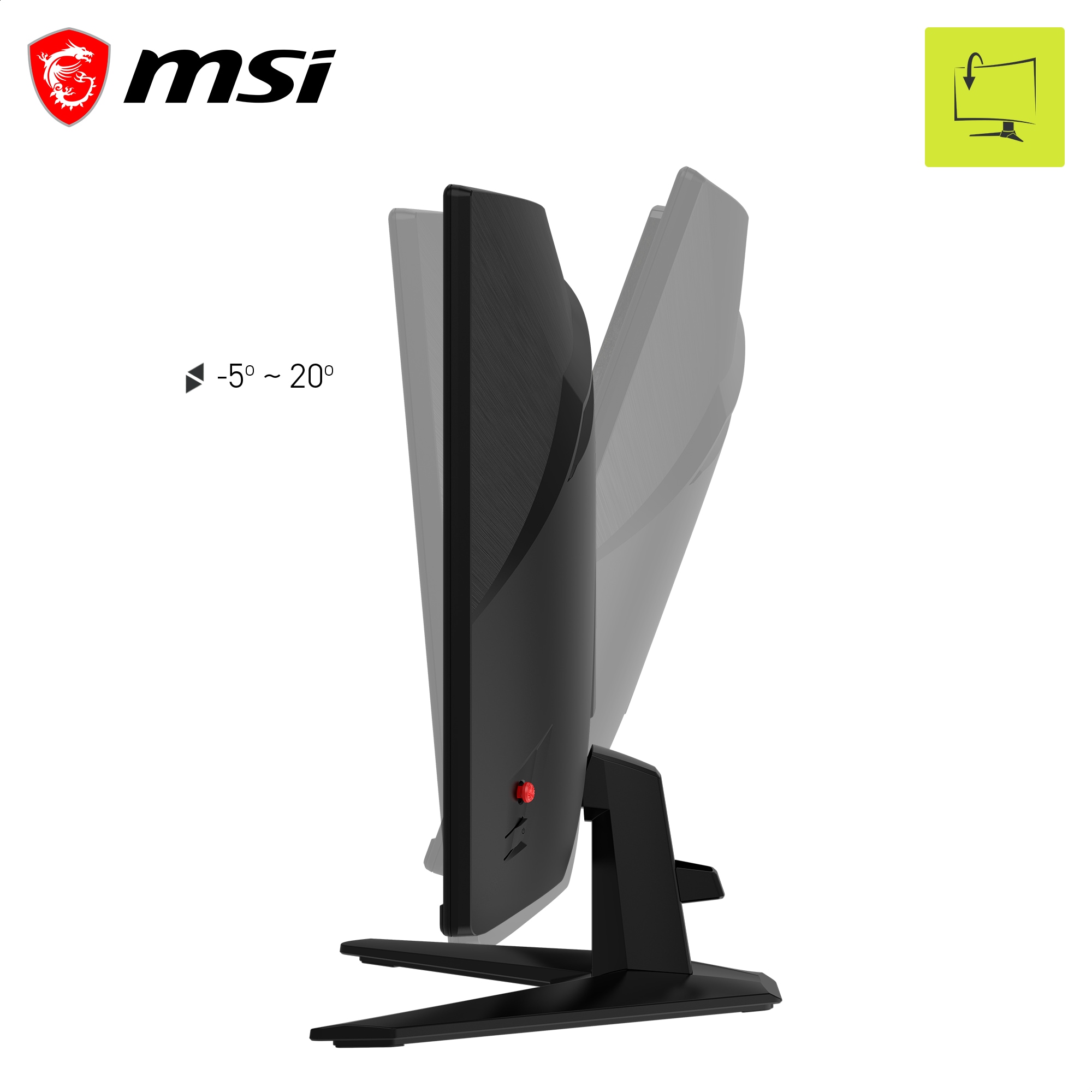 MSI Curved-Gaming-Monitor »MAG 274CF E20« 68,6 cm/27 ″  1920 x 1080 px FHD 0,5 Reaktionszeit 200 Hz neigbar
