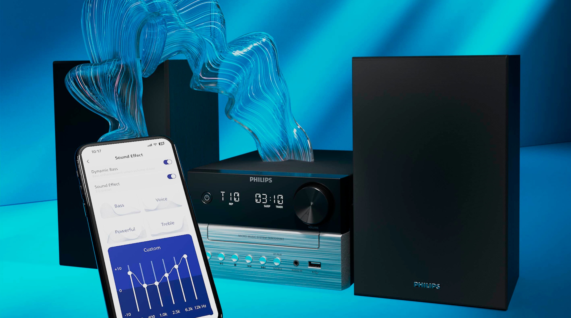 Philips Stereoanlage »TAM3205M2/12«, (Bluetooth 20 W)
