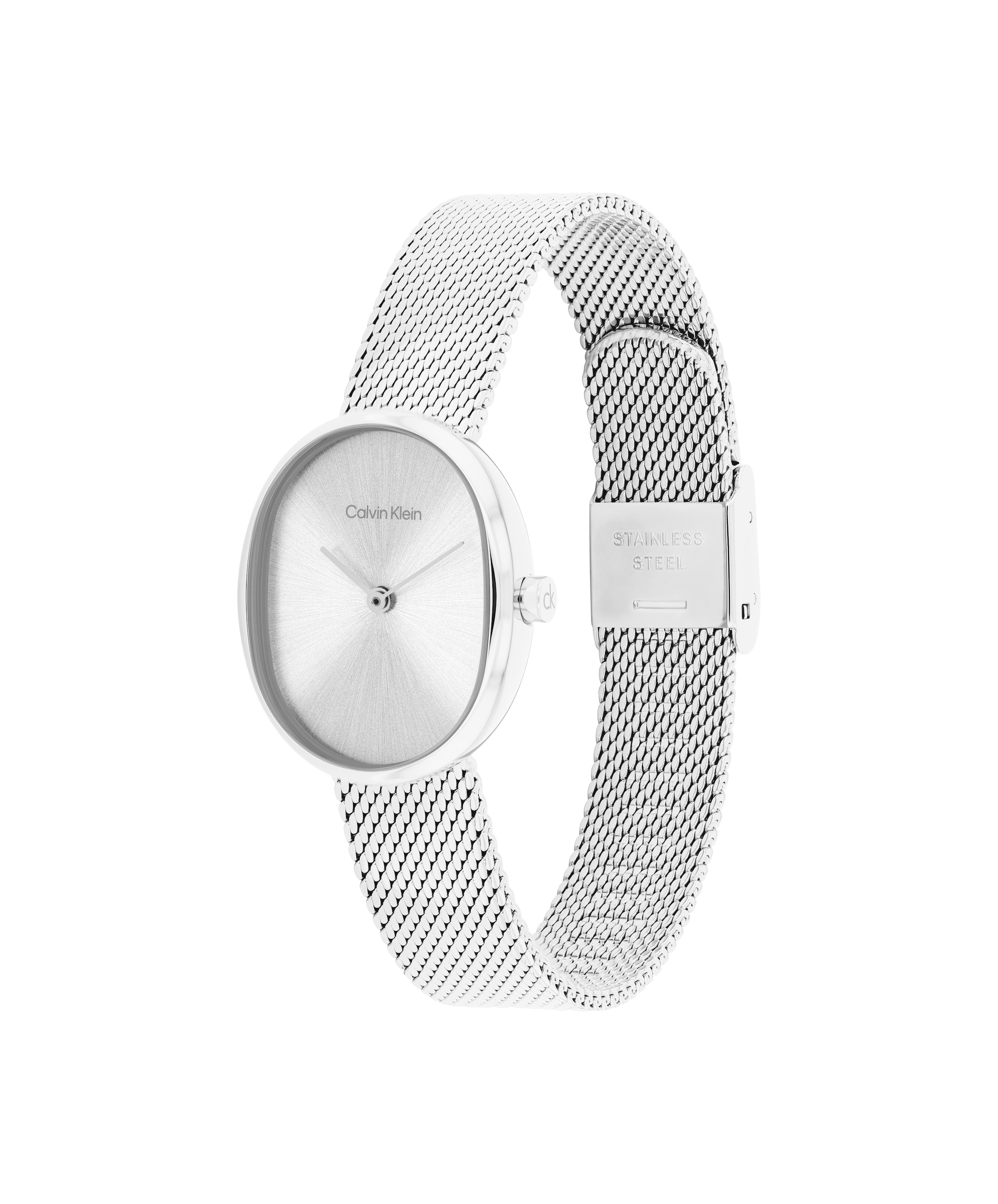 Calvin Klein Quarzuhr »Euphoria« Armbanduhr, Damenuhr, Edelstahlarmband, analog