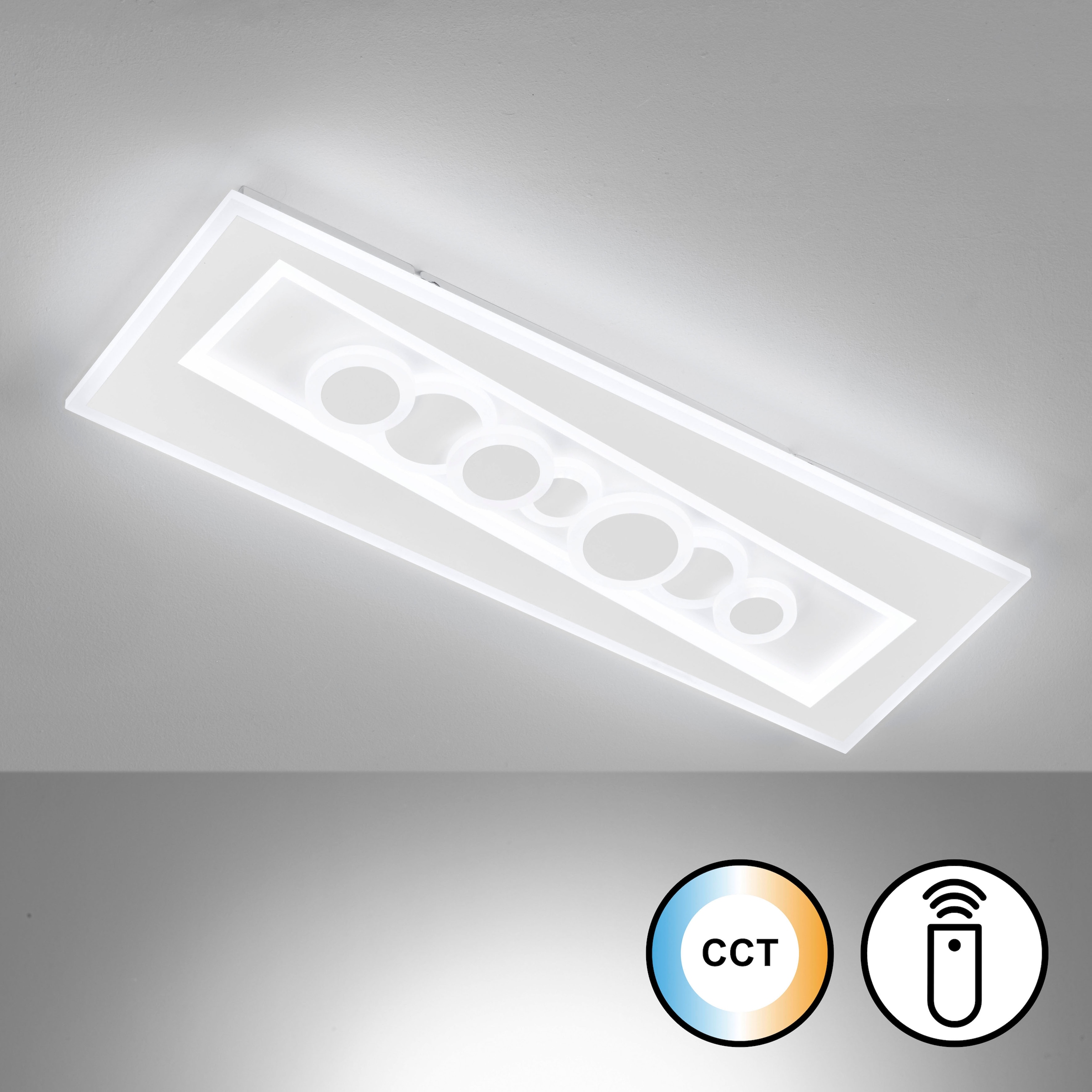 FISCHER & HONSEL Deckenleuchte »Ratio«, 1 flammig, Leuchtmittel LED-Modul günstig online kaufen