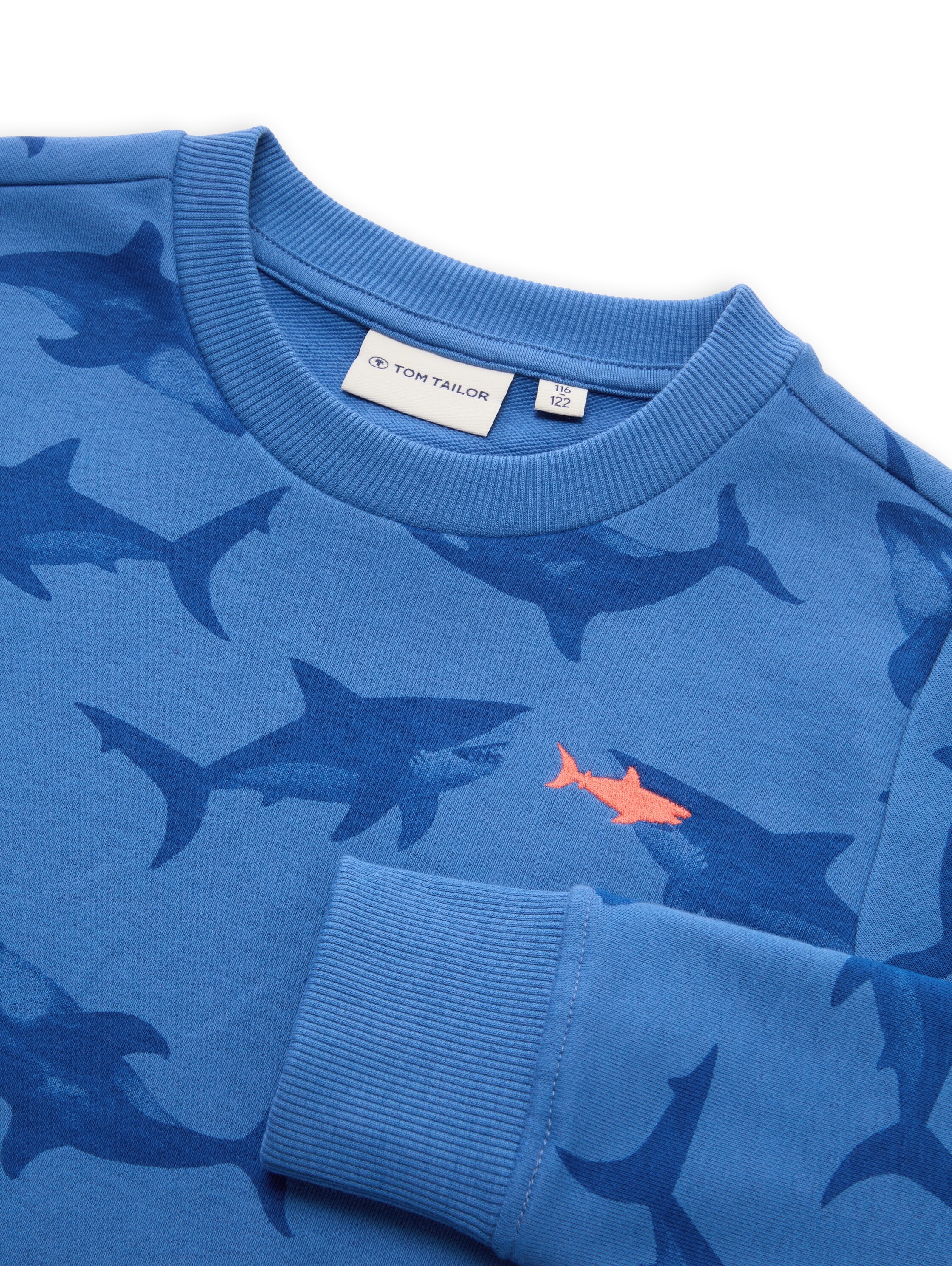 TOM TAILOR Sweatshirt , mit All-Over Print
