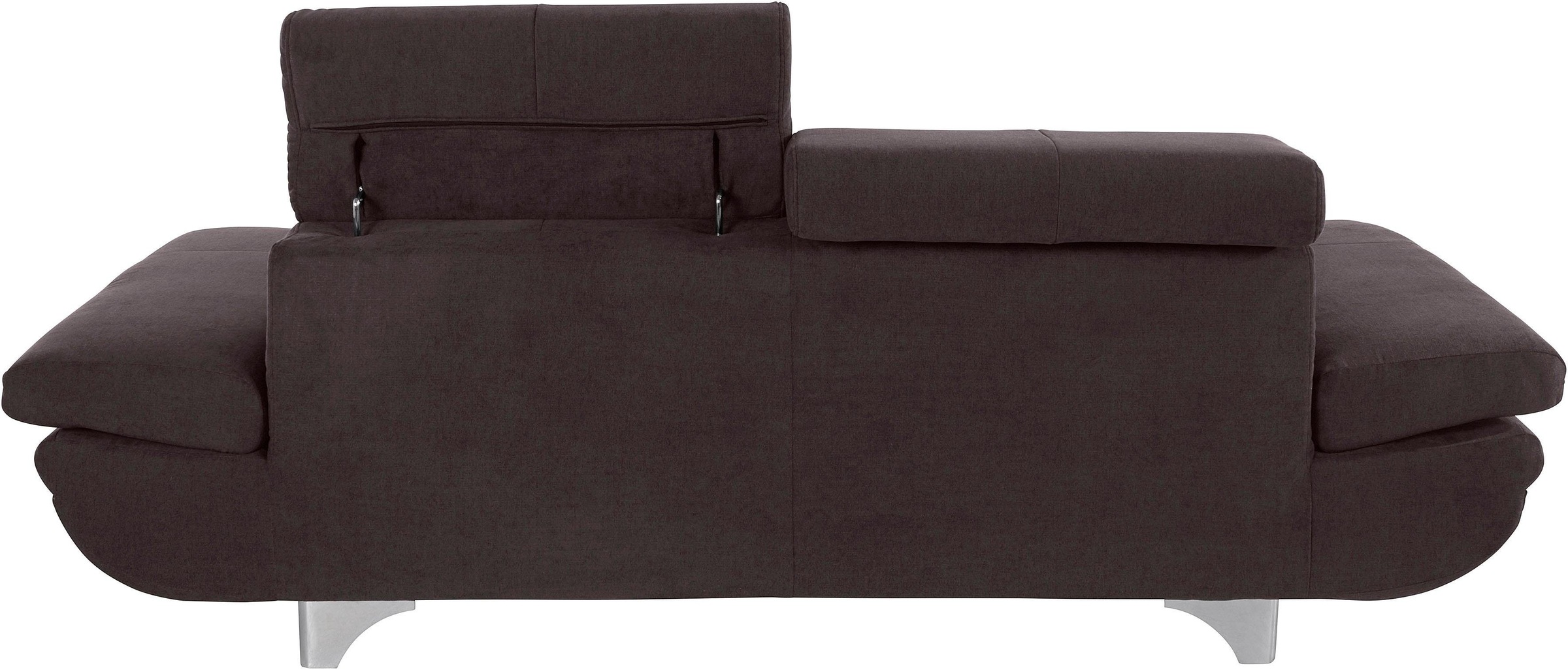 COTTA Polstergarnitur »Enterprise«, (Set), Set bestehend aus: 2-Sitzer mit Kopfteilverstellung & Hocker