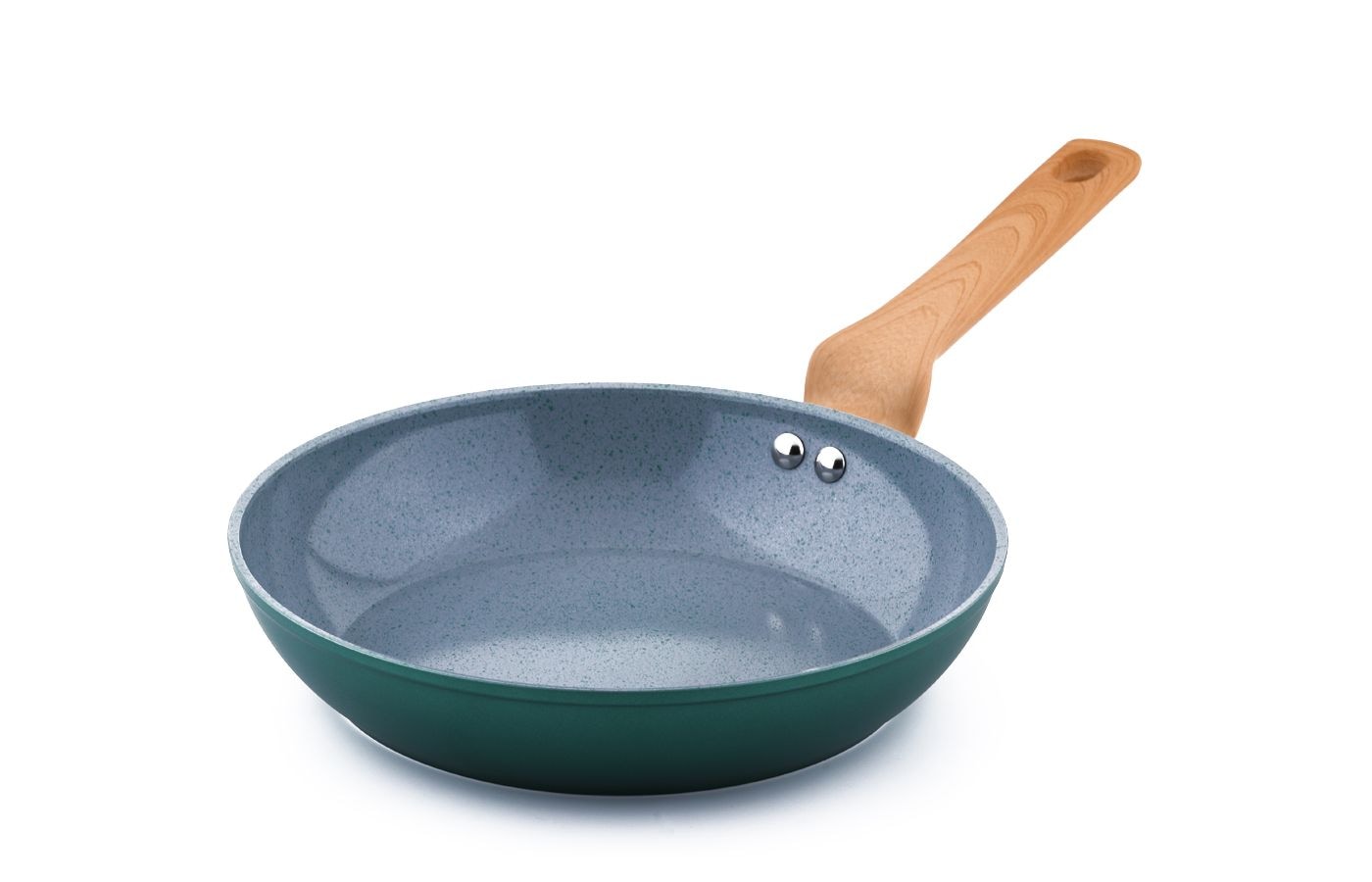 CS Koch-Systeme Bratpfanne »PURE, antihaftbeschichtet, grün« Aluminium 1 tlg. antihaftbeschichtet