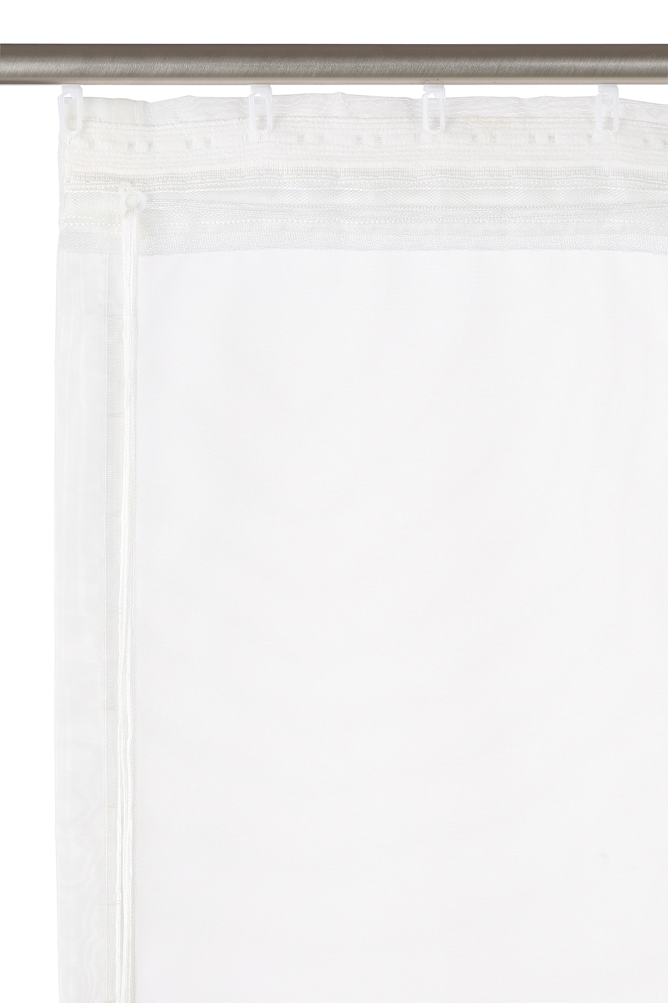 my home Raffrollo »Sorel«, mit bestellen und bequem Bestickt, Polyester schnell Transparent, Klettband