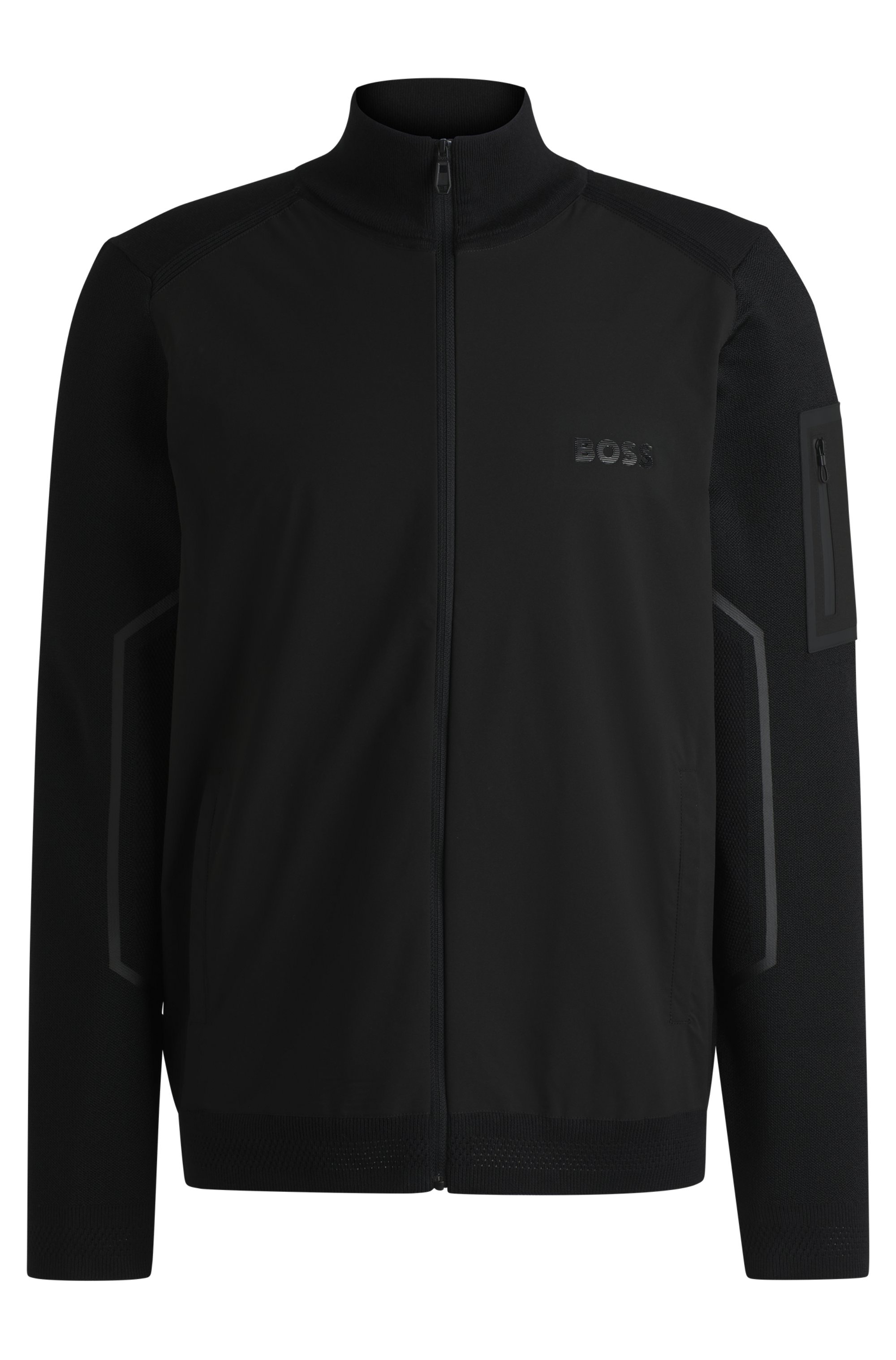 BOSS GREEN Bomberjacke »Zhino«, mit Markenlabel