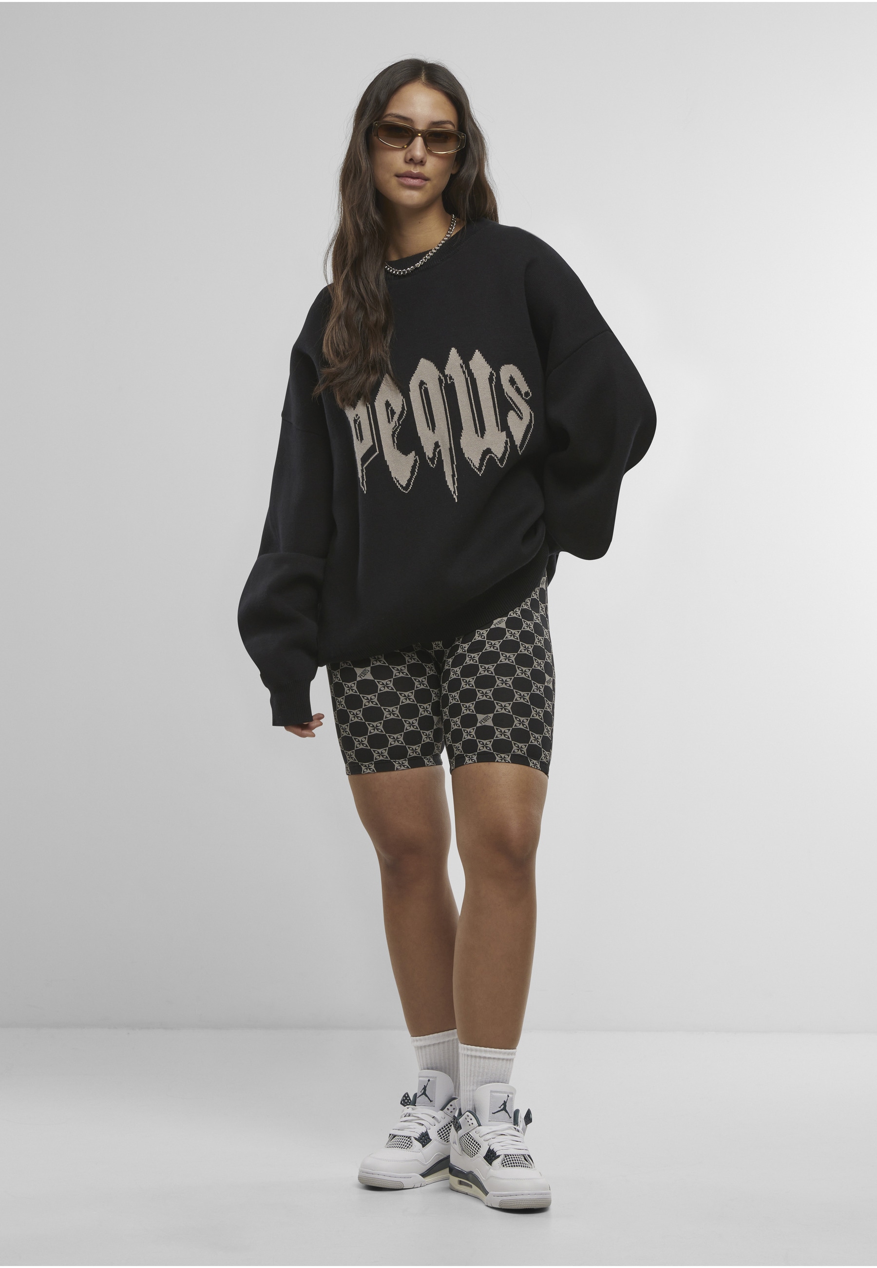 PEQUS Radlerhose »PEQUS PEQUS Aether Monogram Biker Shorts«