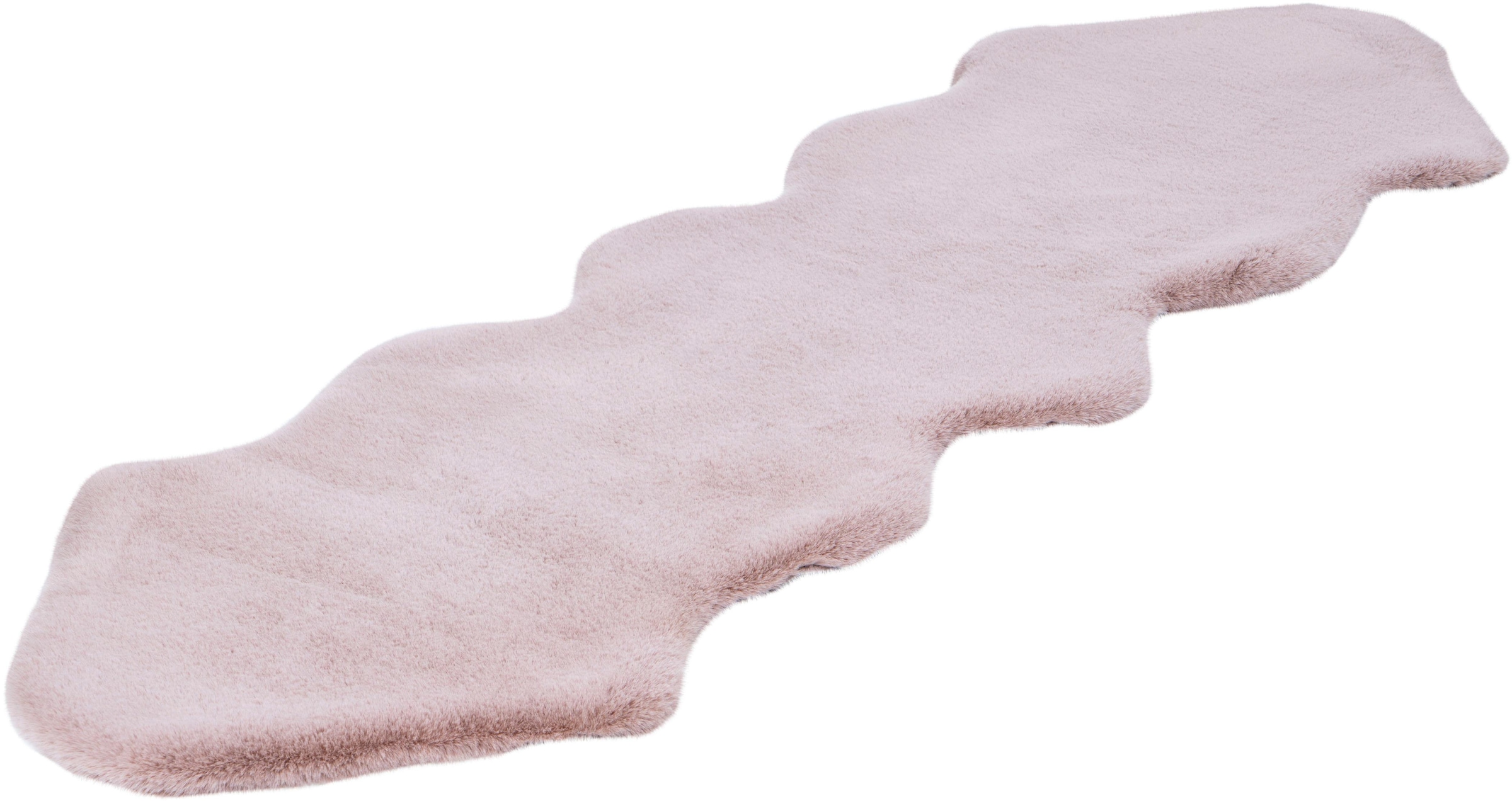 Arte Espina Fellteppich »Rabbit 300«, fellförmig, 35 mm Höhe, Kunstfell, Kaninchenfell-Haptik, supersoft, ideal als Bettvorleger