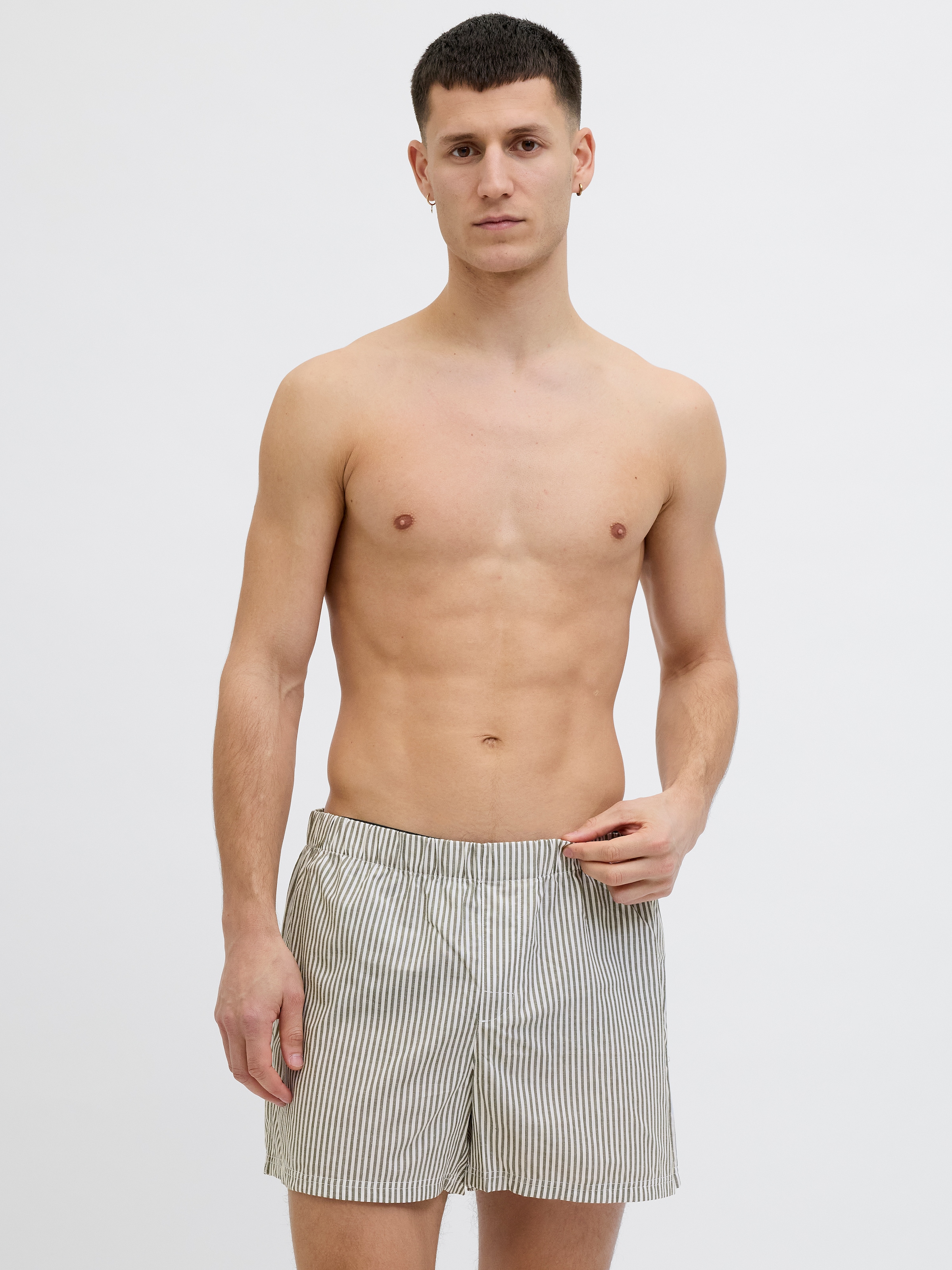 Jack & Jones Boxershorts »JACMILANO WOVEN BOXERS 5 PACK NOOS«, (Packung, 5 St.)