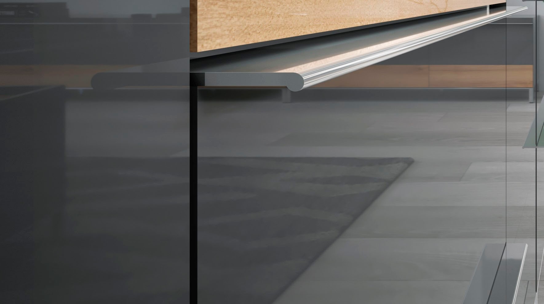 Places of Style Lowboard »Onyx«, Kommode mit Soft-Close-Funktion, in zwei Breiten, Fernsehtisch