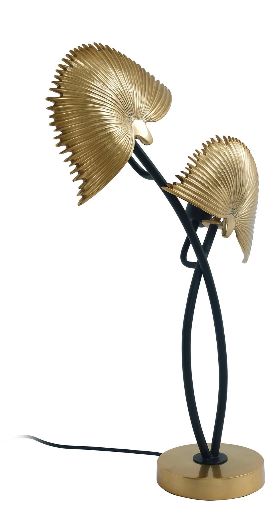 Kayoom Tischleuchte »Tischlampe Twinflame 125«, 2 flammig, Leuchtmittel E27 | ohne Leuchtmittel, Dekorative Tischlampe mit zwei Lichtobjekten aus Metall