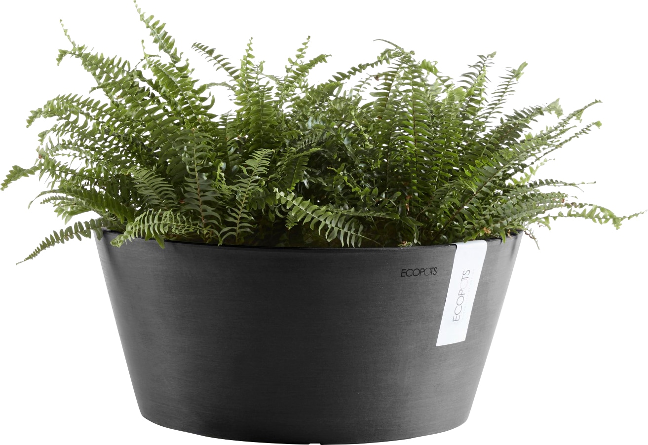 ECOPOTS Blumentopf »FRANKFURT Dark Grey« BxTxH: 41x41x18 cm